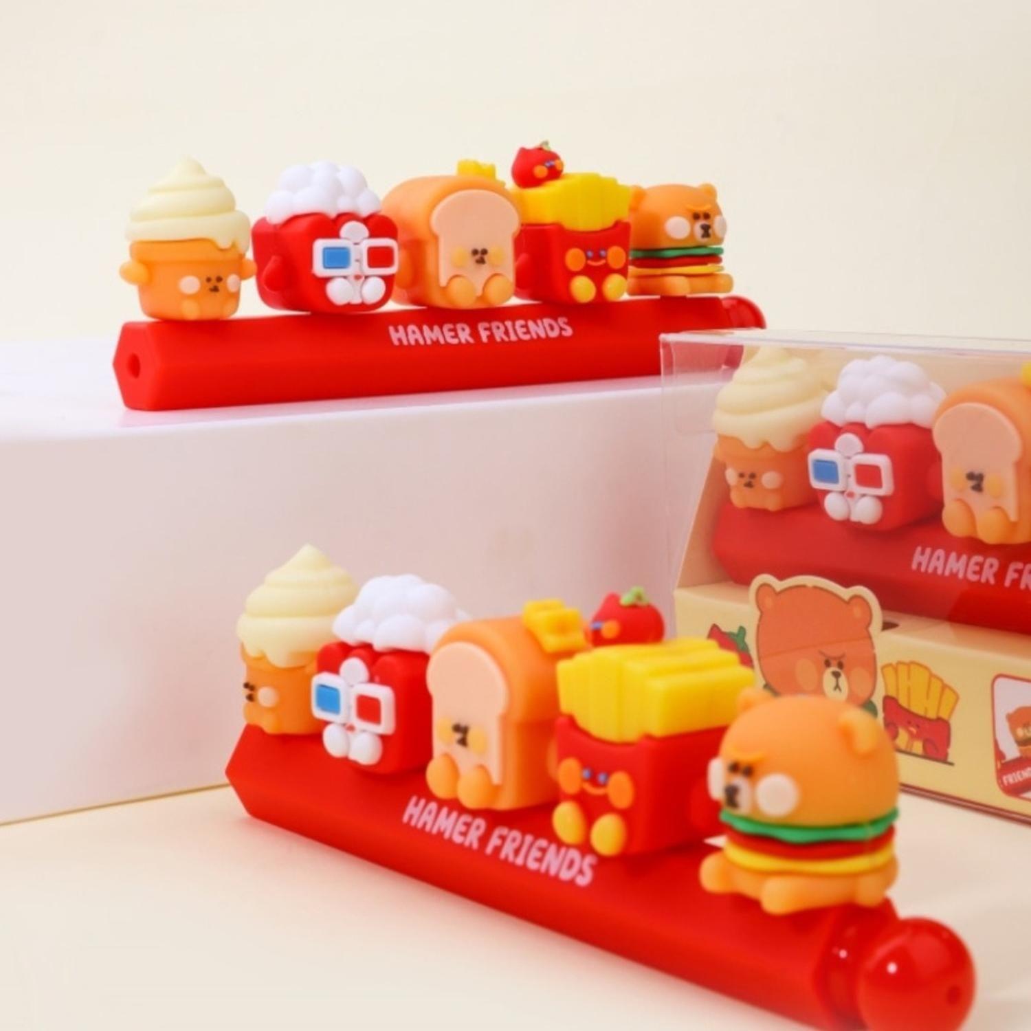 Lapiz Boligrafo Con Muñequitos Comida De Adornos Kawaii-4