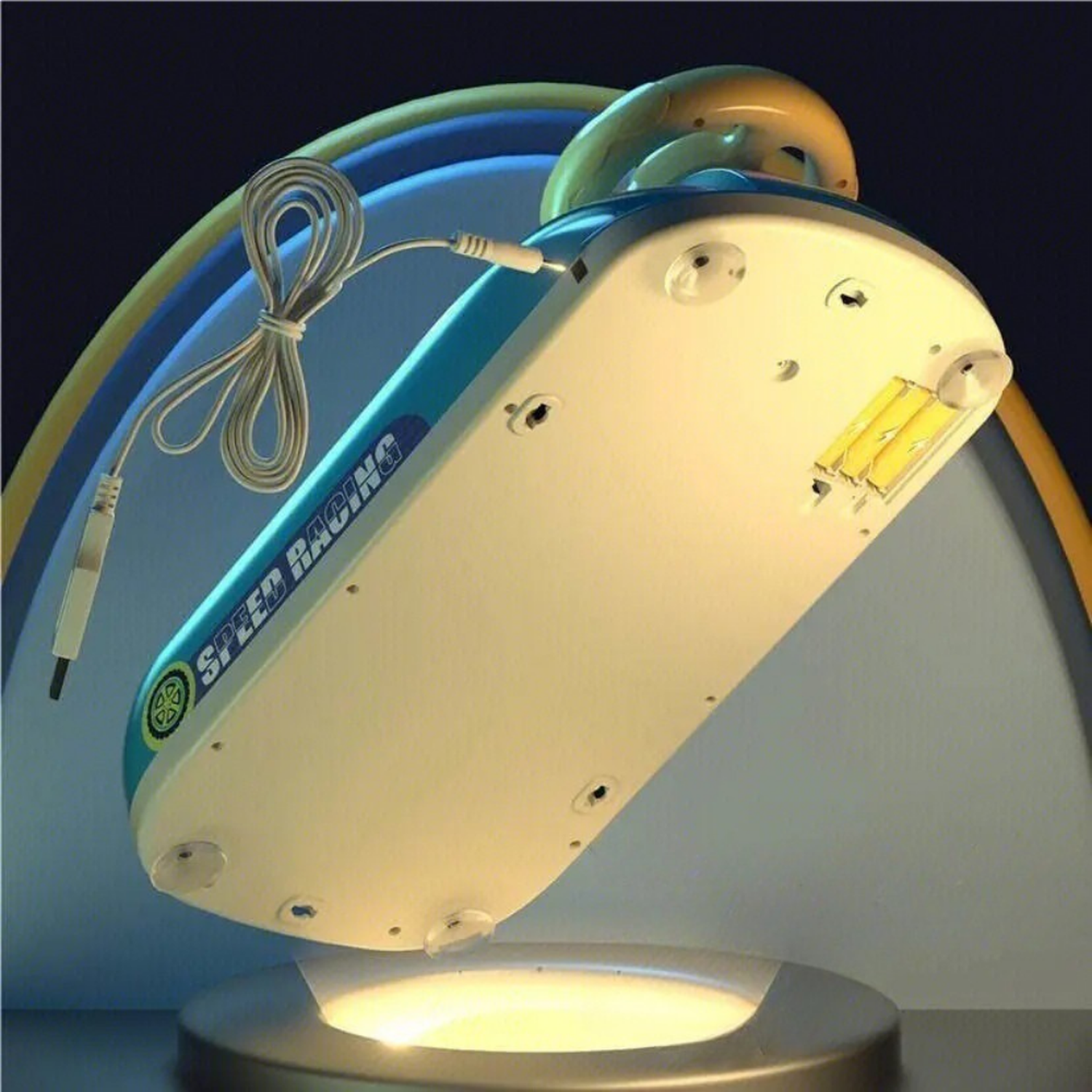 Juguete Simulador de Manejo Para Niños Con Volante Y Pista-4