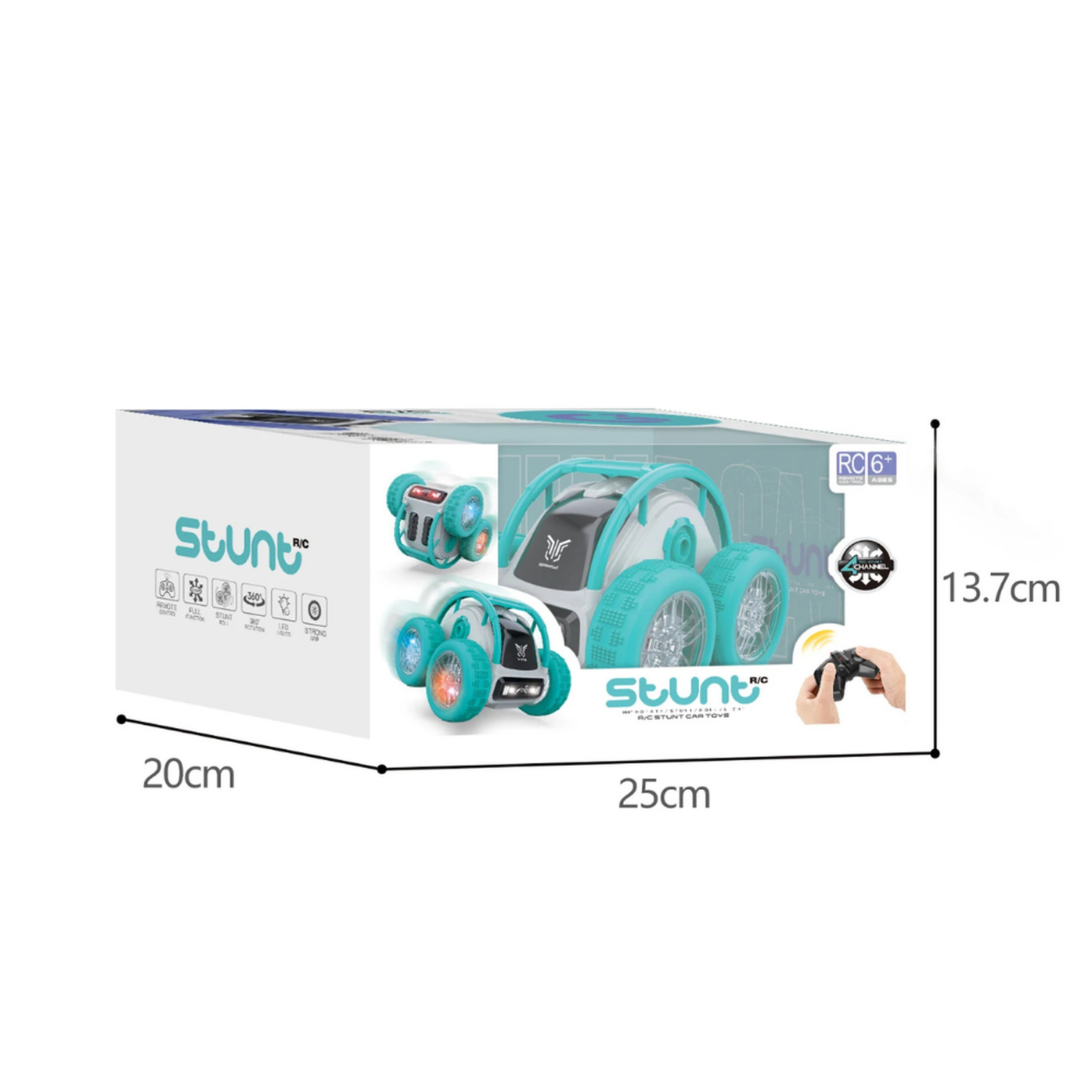 Auto a Control Remoto Acrobatico 360 Grados de Rotacion-5