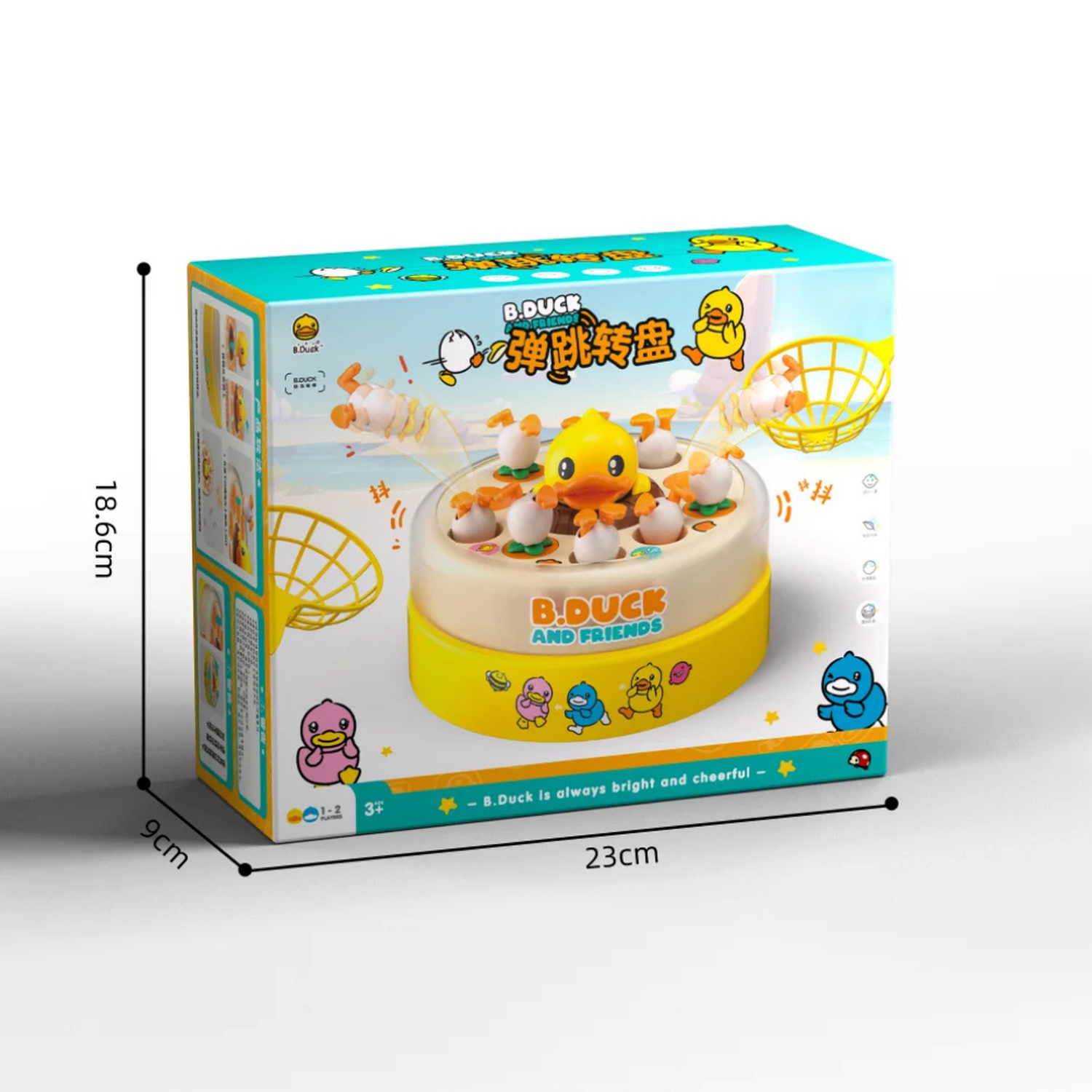 Juego De Mesa Captura Patitos Saltador Infantil Giratorio-6