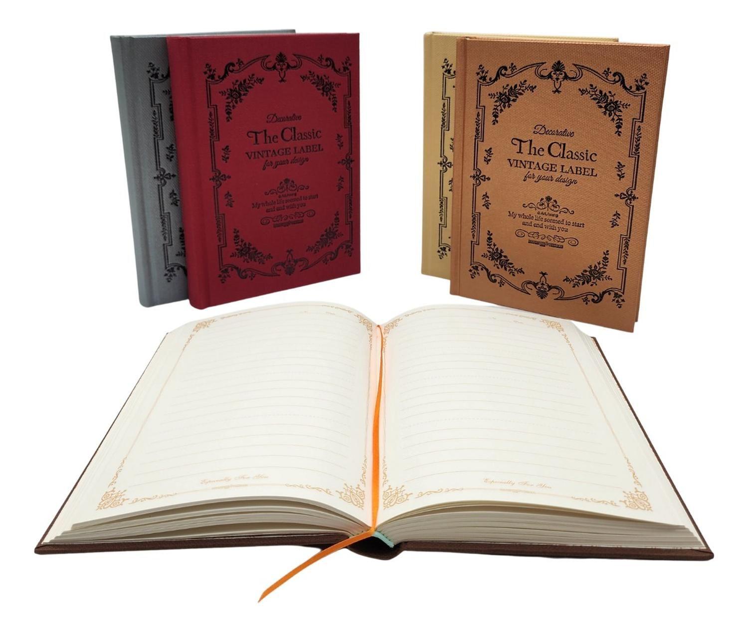 Libreta Estilo Vintage Clasico Planner The Classic Label-2