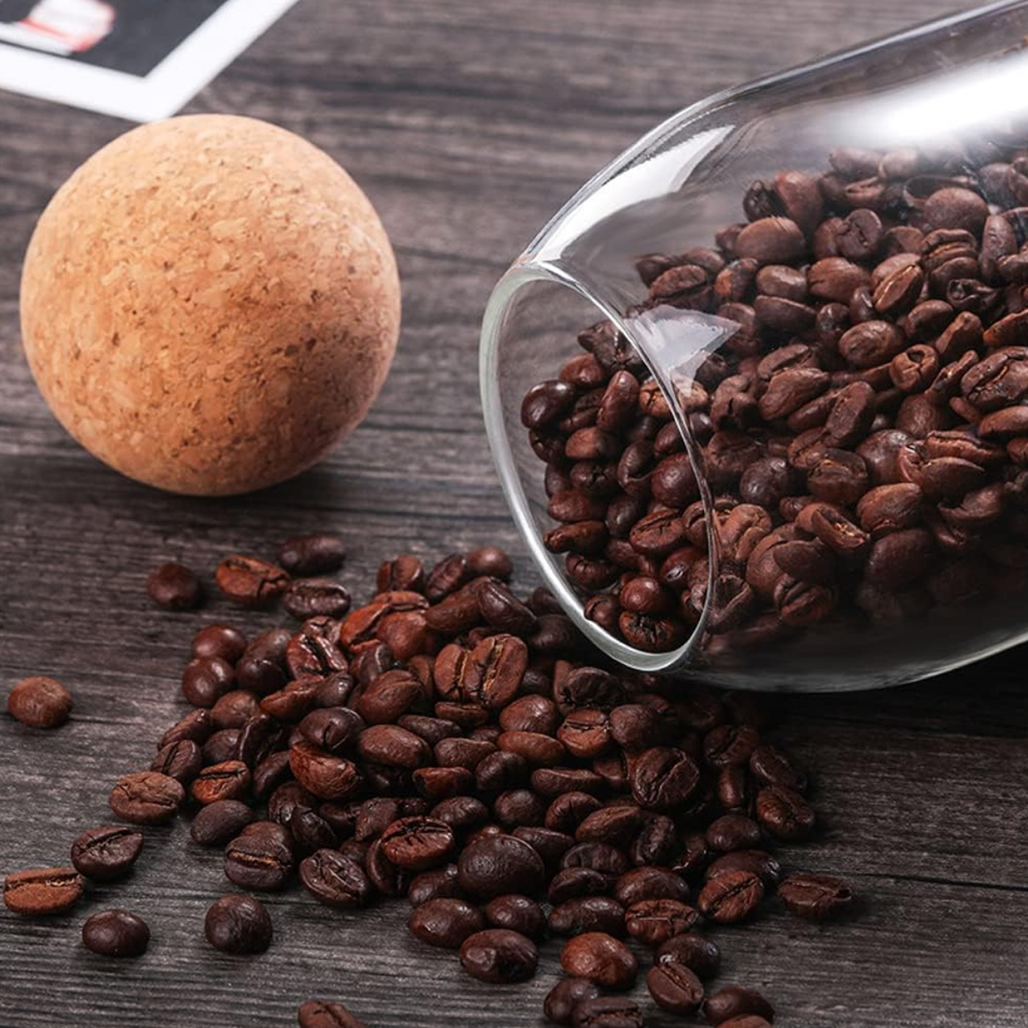 Set 3 Botellas Frascos Vidrio Transparente Tapa De Corcho M-4