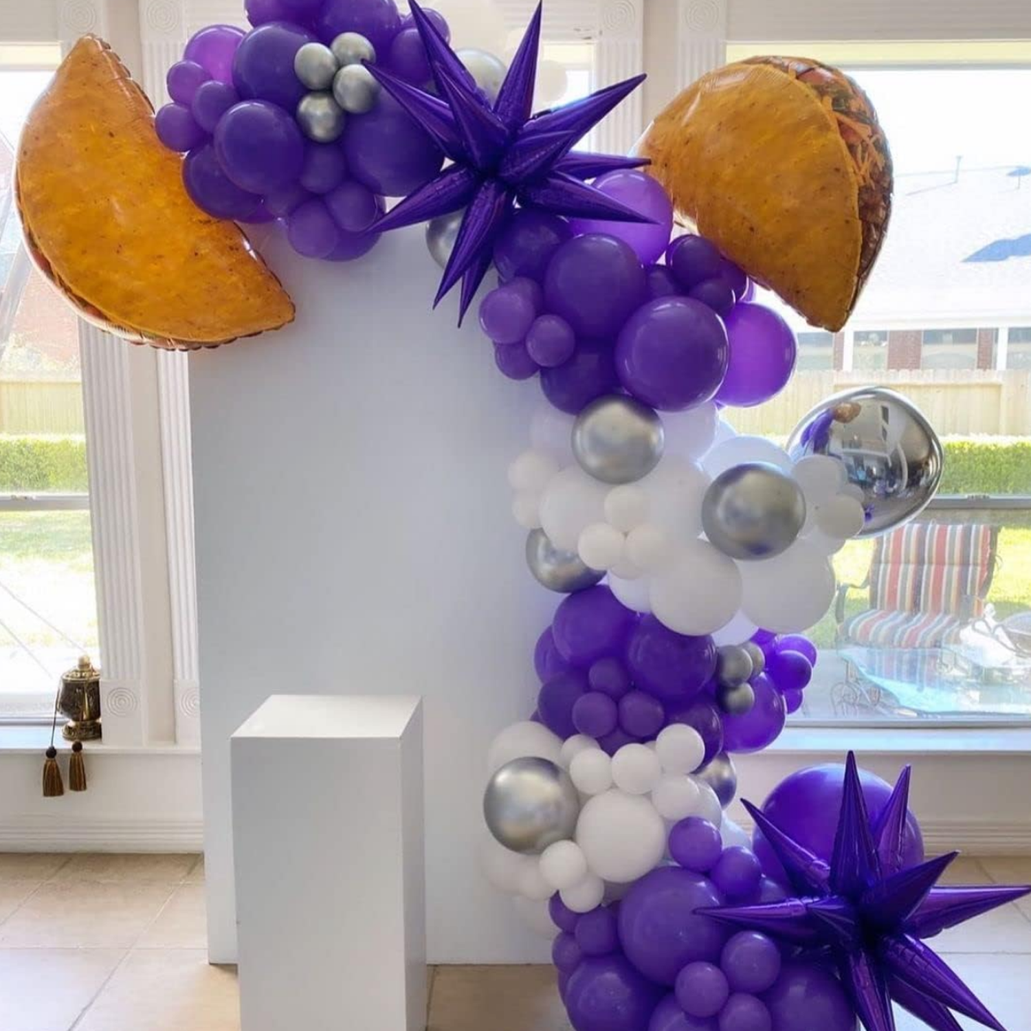 Globos Color Morado 100 Unidades Tamaño 25 Cm-2