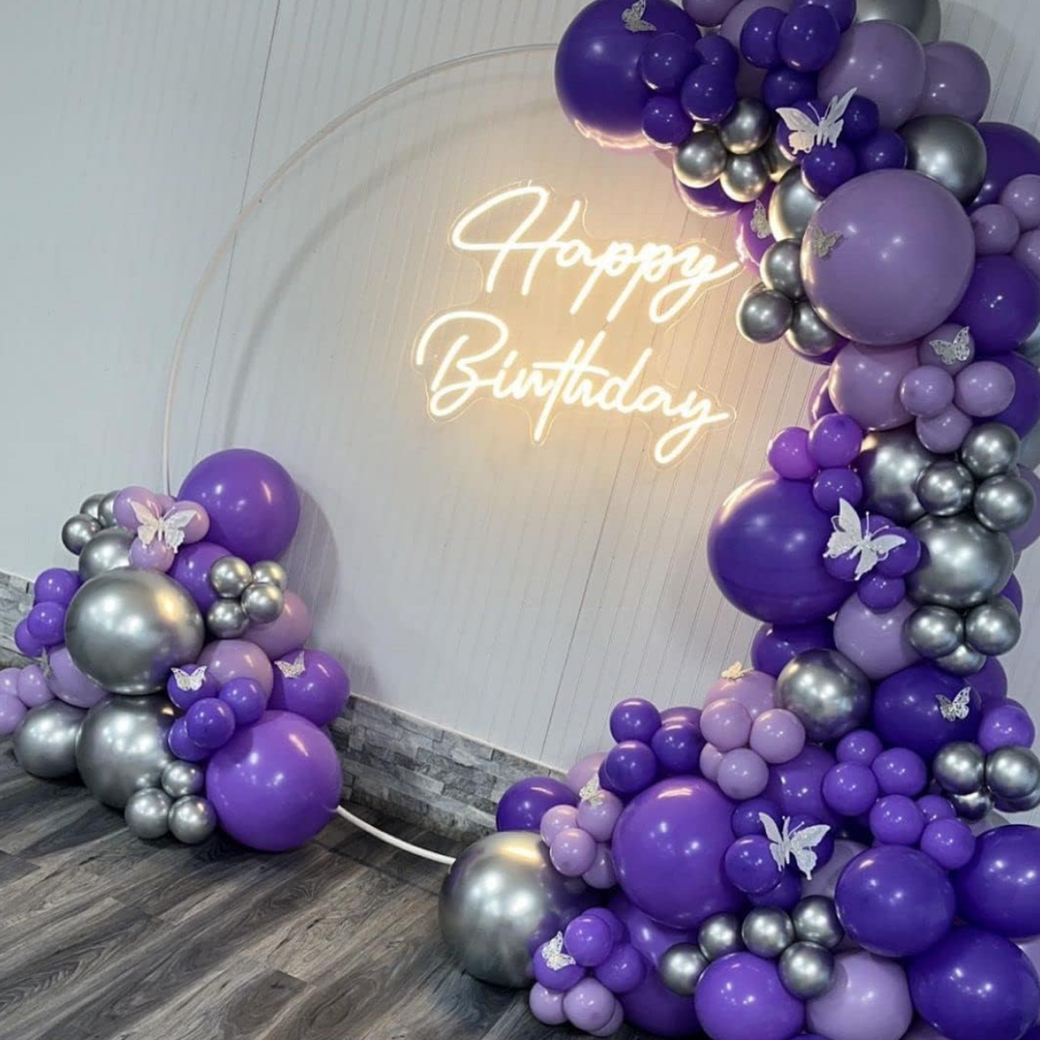 Globos Color Morado 100 Unidades Tamaño 25 Cm-5