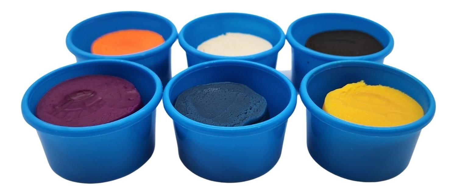 Set De Masas 6 Colores Minilatas Plasticina Didactica-4