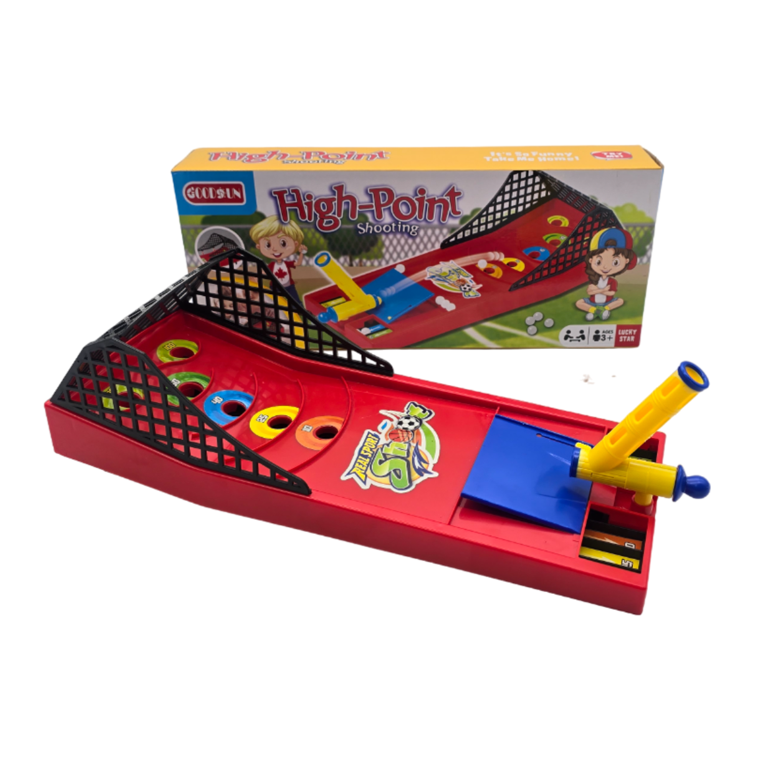 Juego De Mesa Baloncesto Portatil High Point Basquetbol-3