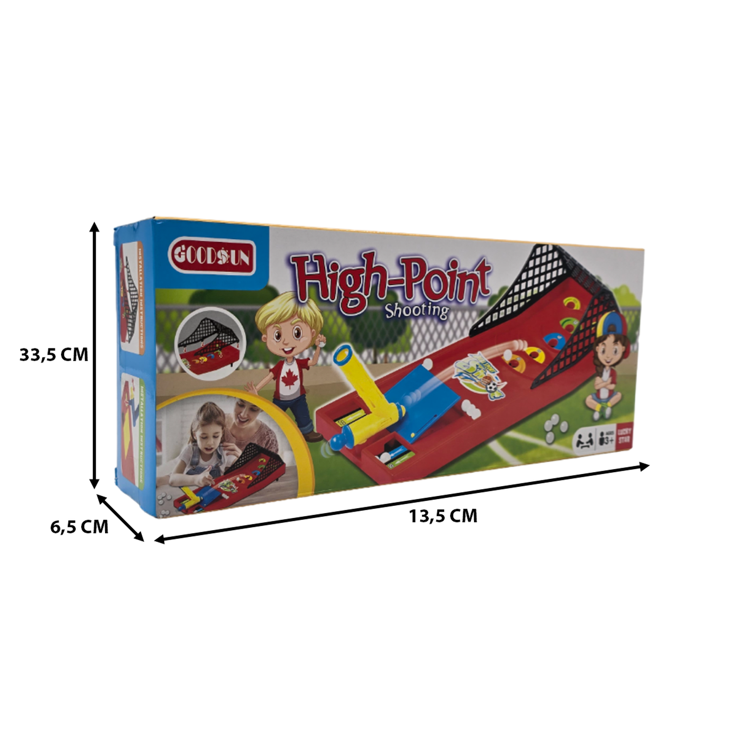 Juego De Mesa Baloncesto Portatil High Point Basquetbol-7