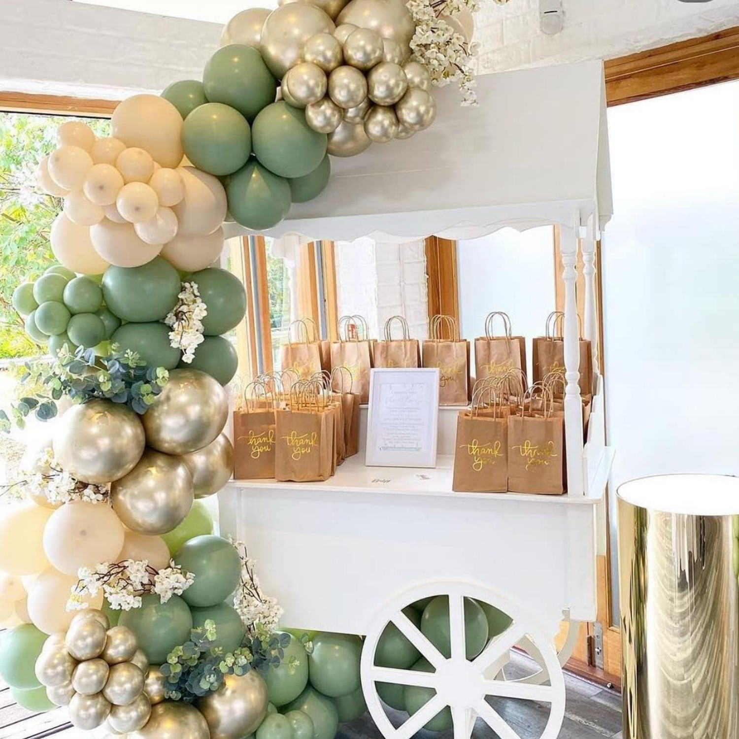 Globos Color Verde Militar Vintage 50 Unidades Tamaño R5-2