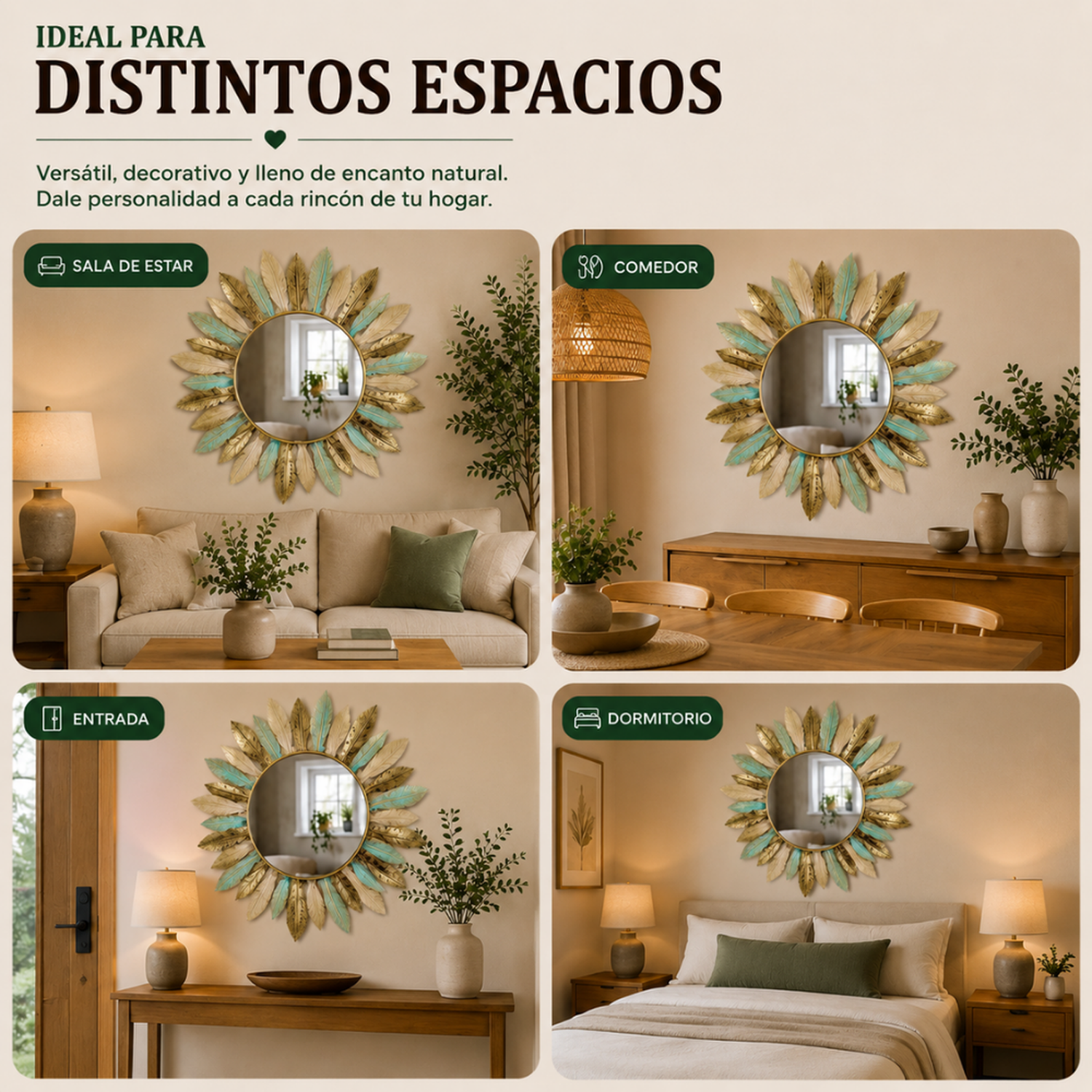 Cuadro De Metal Decorativo De Plumas Metalicas De Colores-5