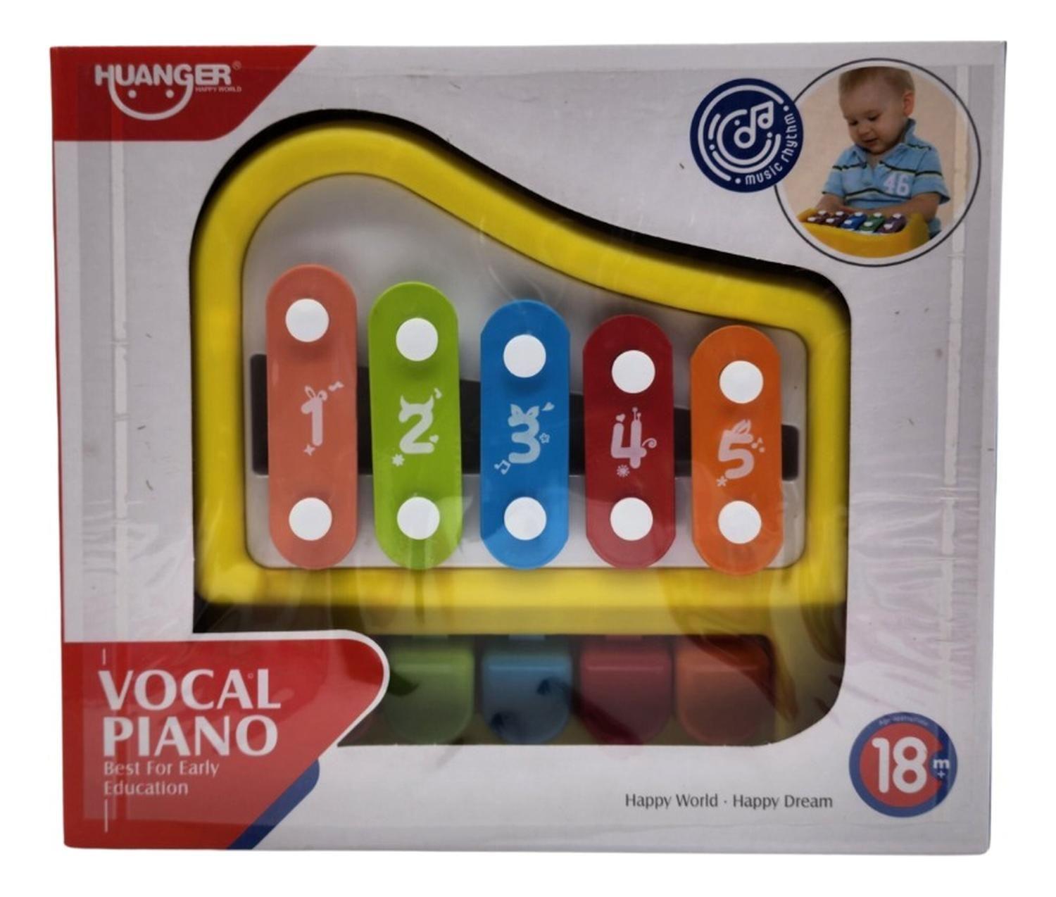 Piano Y Xilofono Musical Infantil Juguetes De Bebe Educativo-3