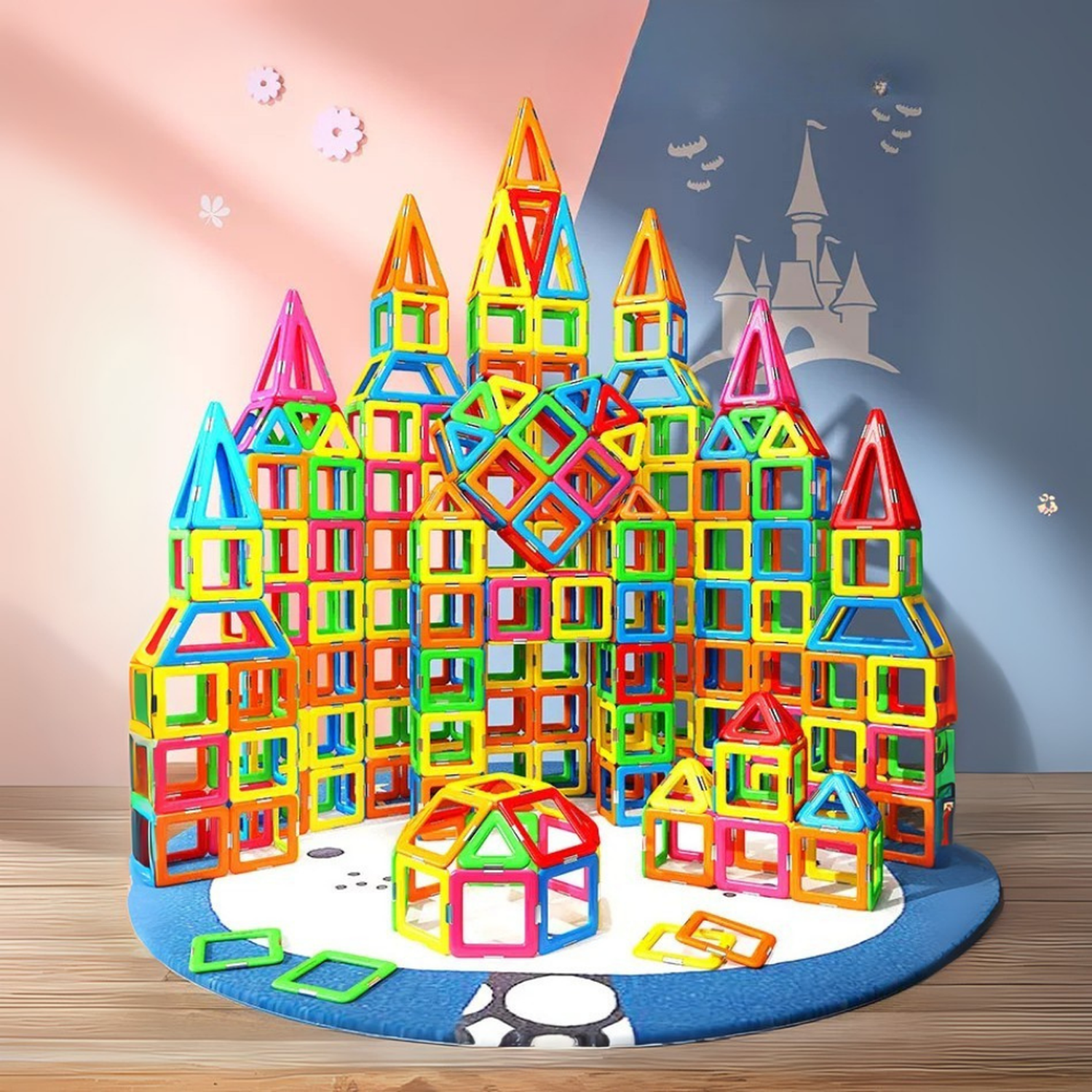 Set de Construccion Magnetico Piezas Magneticas 118 Piezas-3