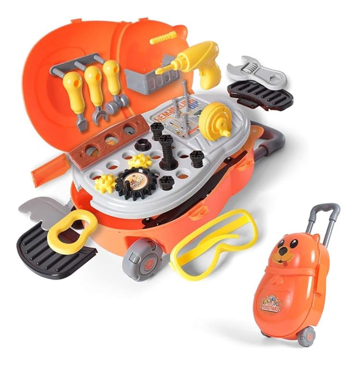 Set Maleta Maletin Infantil Maestro Carpintero Niños Juegos-2