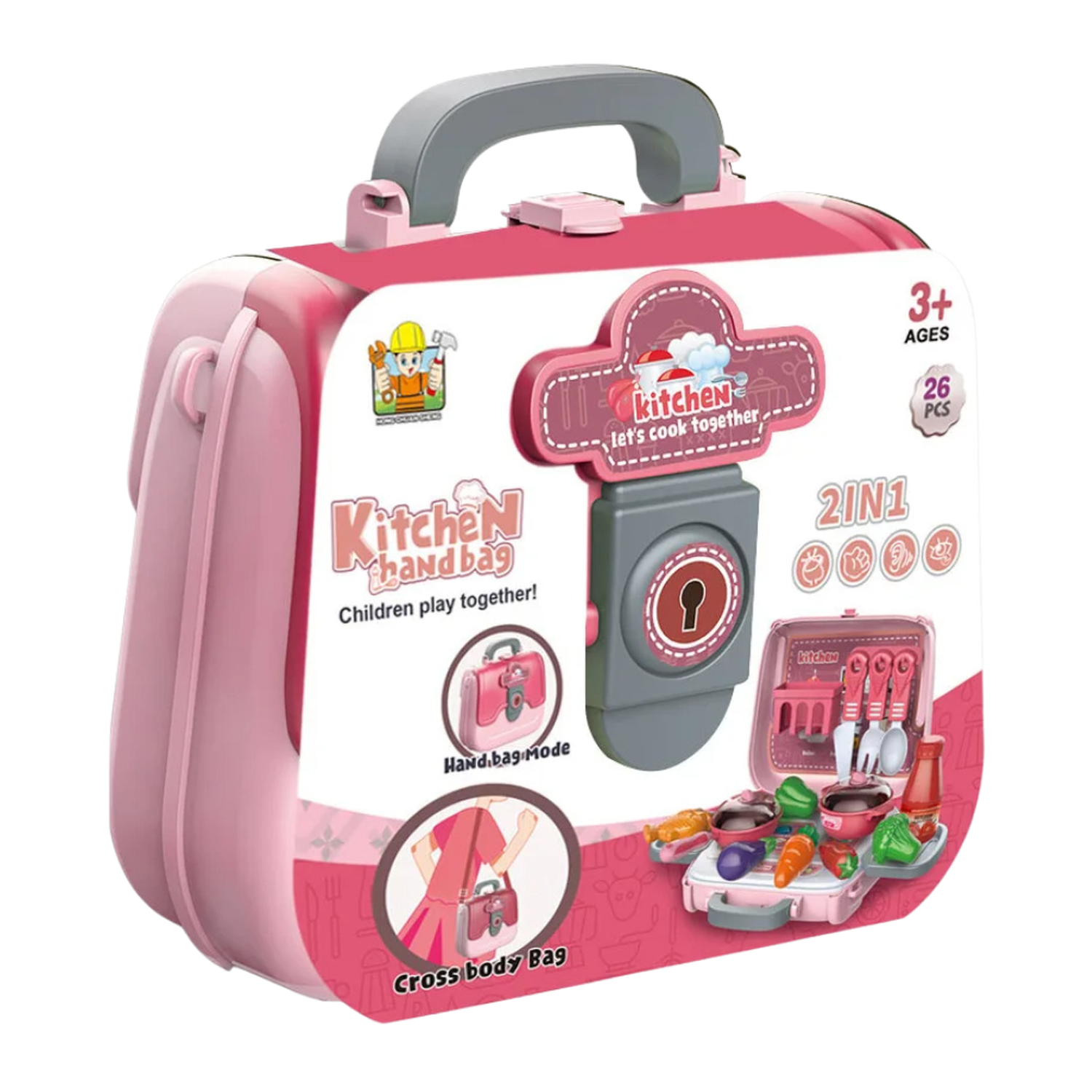 Set Maleta Maletin De Cocina 3 En 1 Infantil Niños Juguete-5