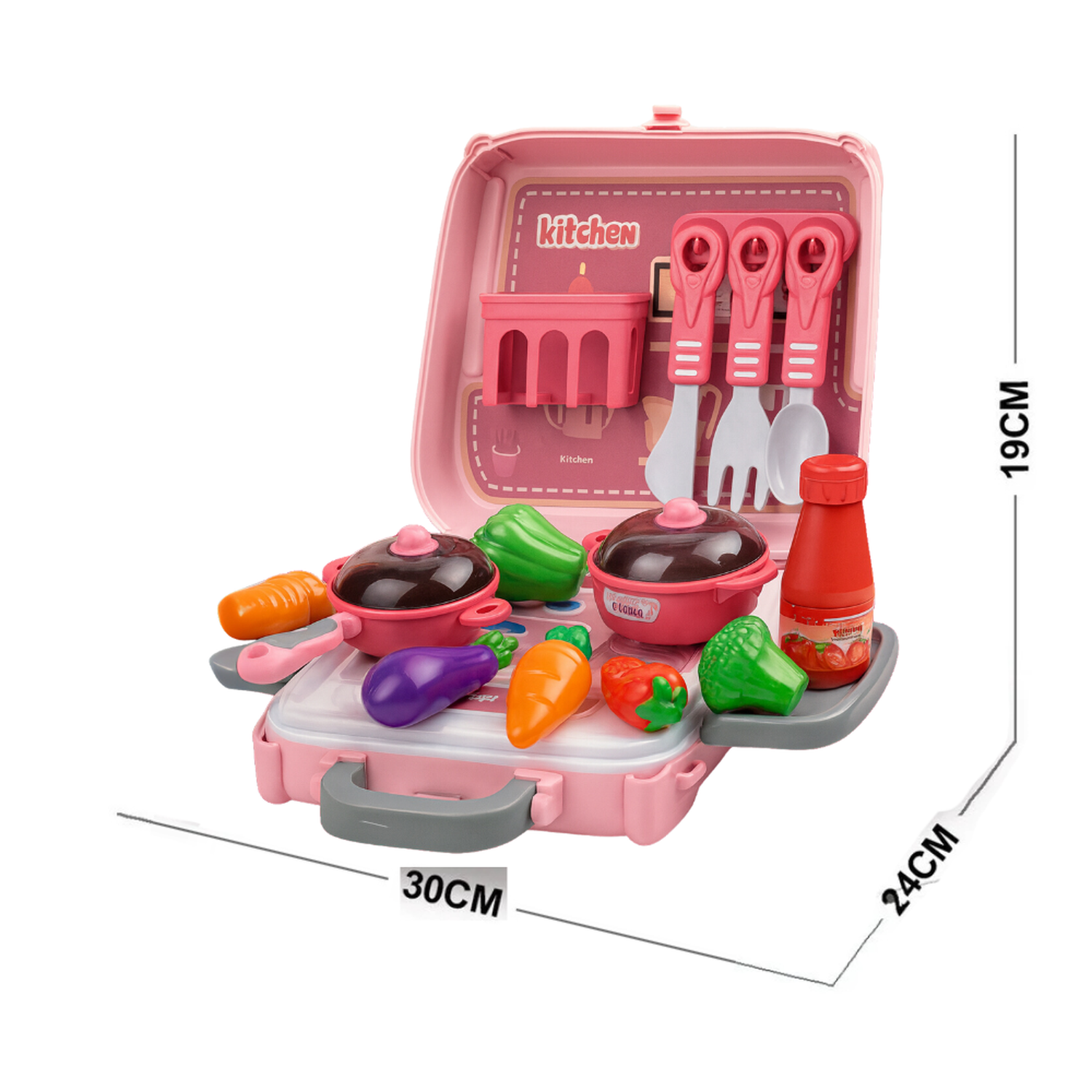 Set Maleta Maletin De Cocina 3 En 1 Infantil Niños Juguete-8