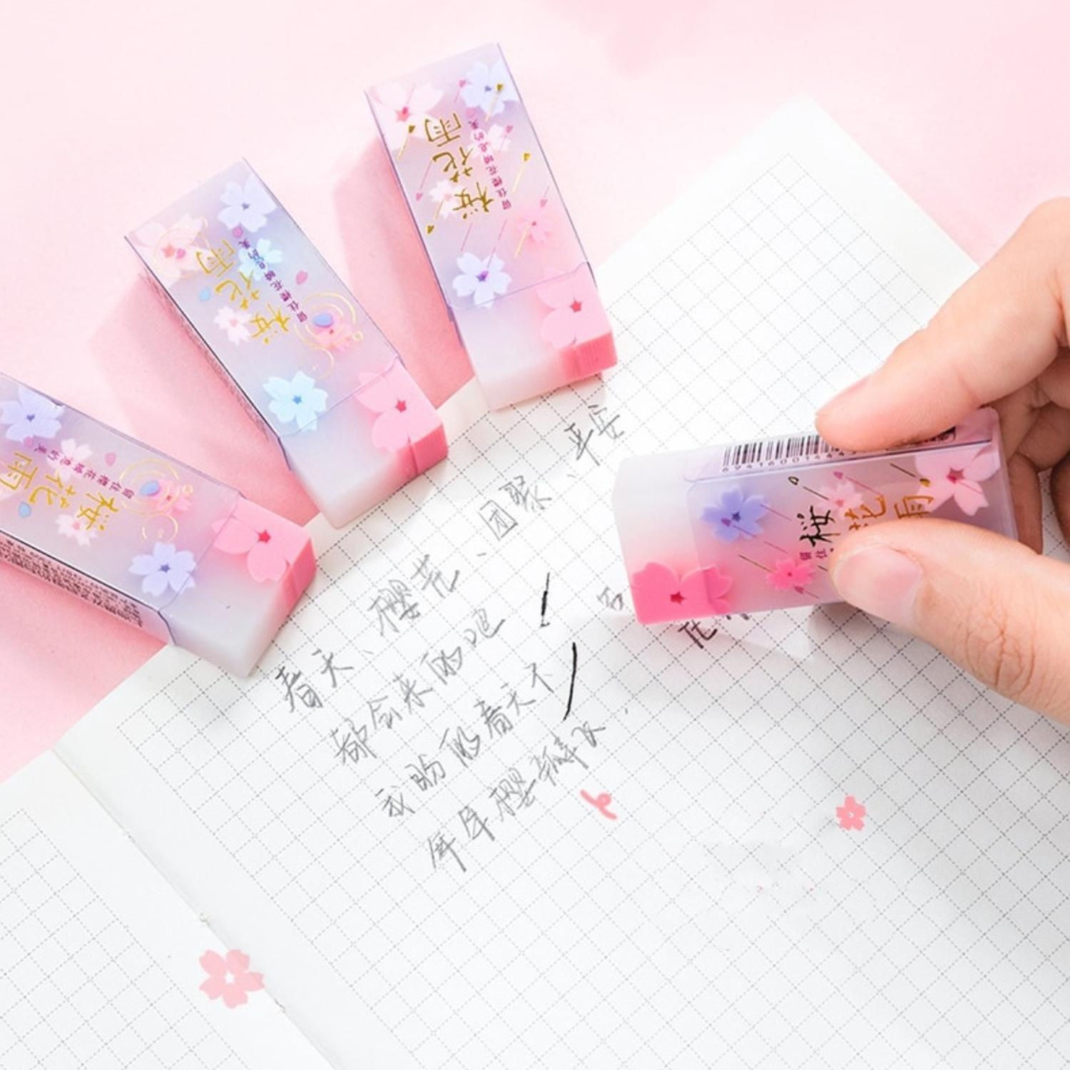 Set 3 Gomas De Borrar Sakura Kawaii Cute-3