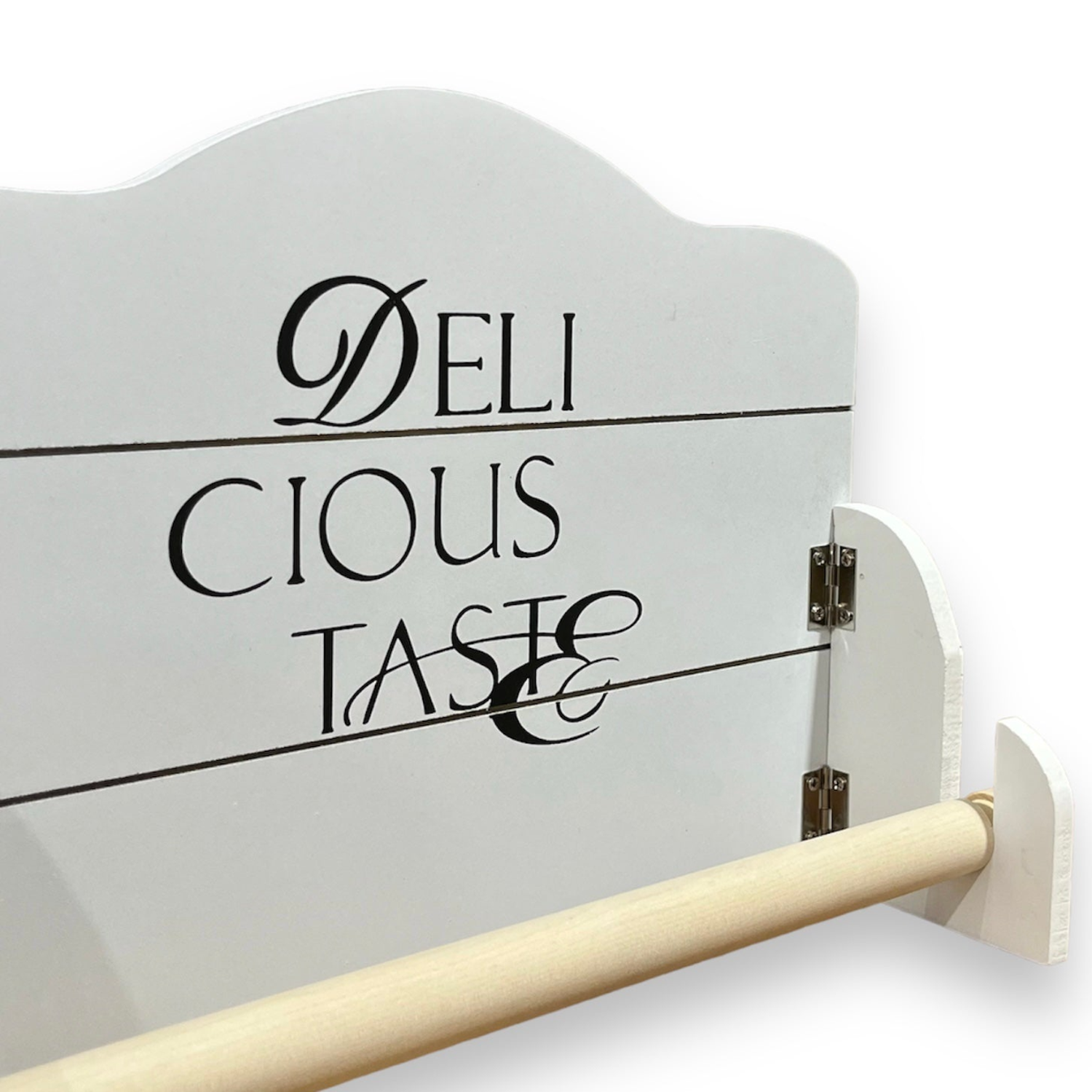 Dispensador Porta Rollo De Toalla Nova Cocina Vintage Blanco-2