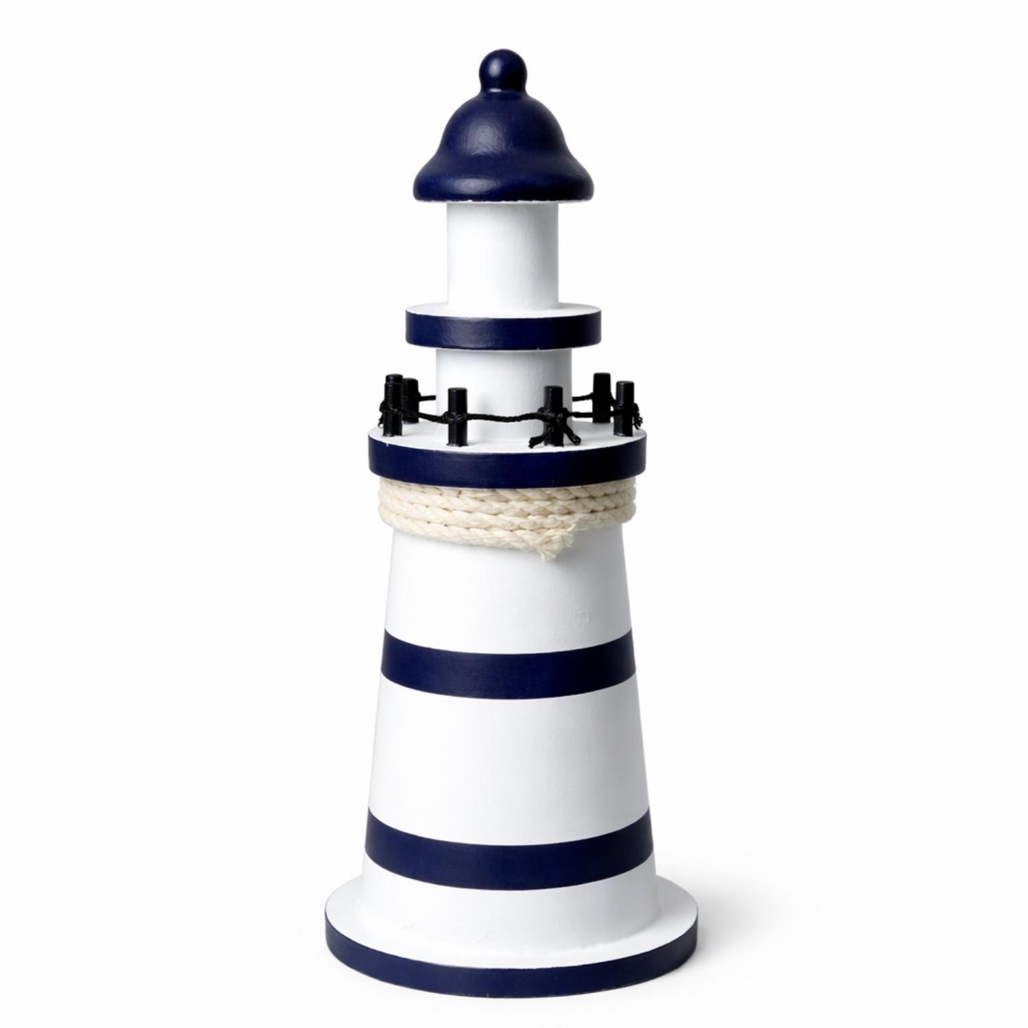 Faro Figura Decorativa Adorno Estatua De Madera Náutica-7