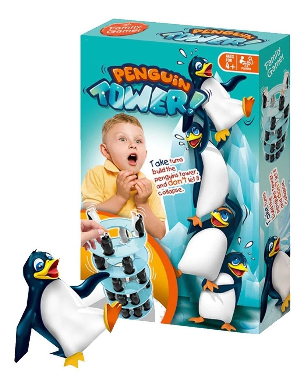 Juego Torre Pinguino Juego De Mesa-0