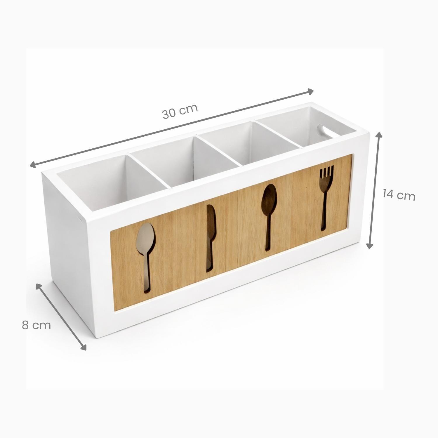Porta Servicios Organizador De Cubiertos Grande Cocina-3