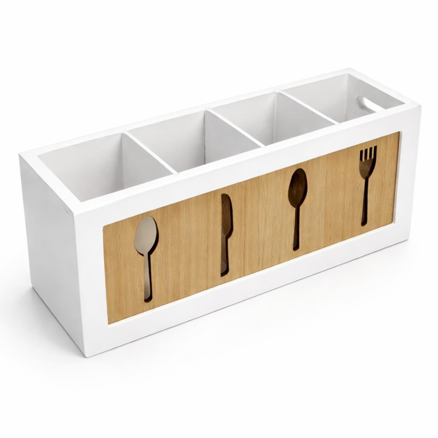 Porta Servicios Organizador De Cubiertos Grande Cocina-5