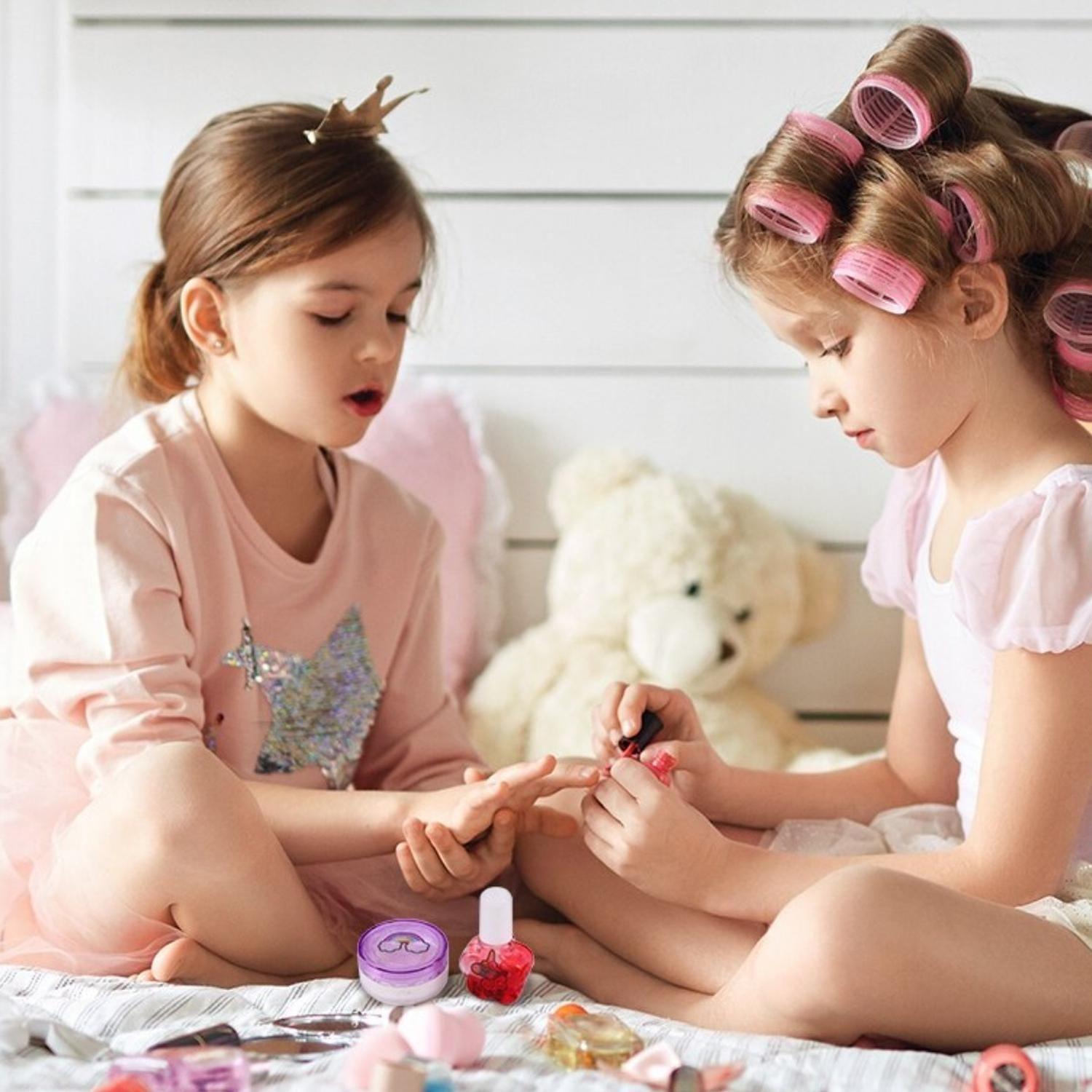 Kit Crea Tu Primer Esmalte De Uñas Y Bálsamo Labial Juguete-1