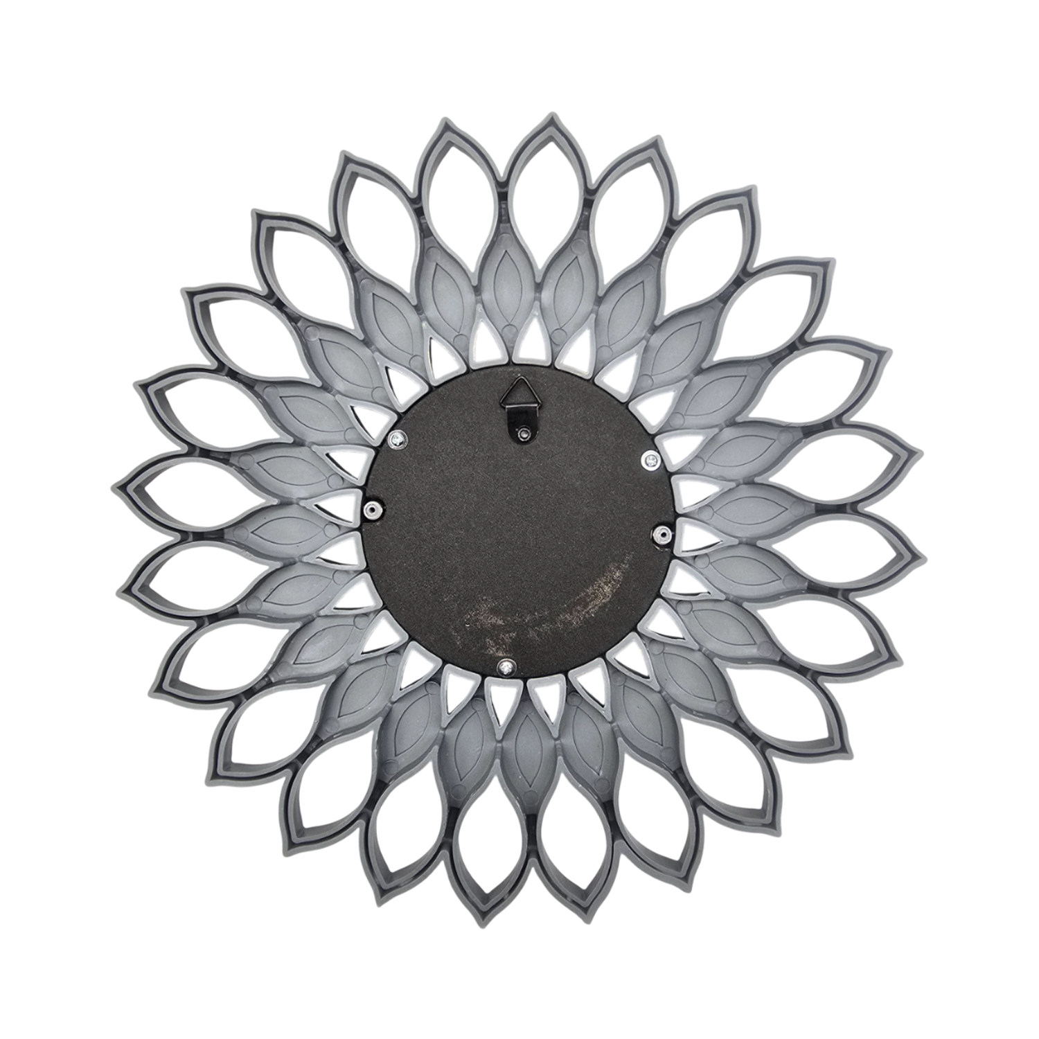 Set 3 Marcos De Espejos Flor De Loto y Diseño Gris Deco-7