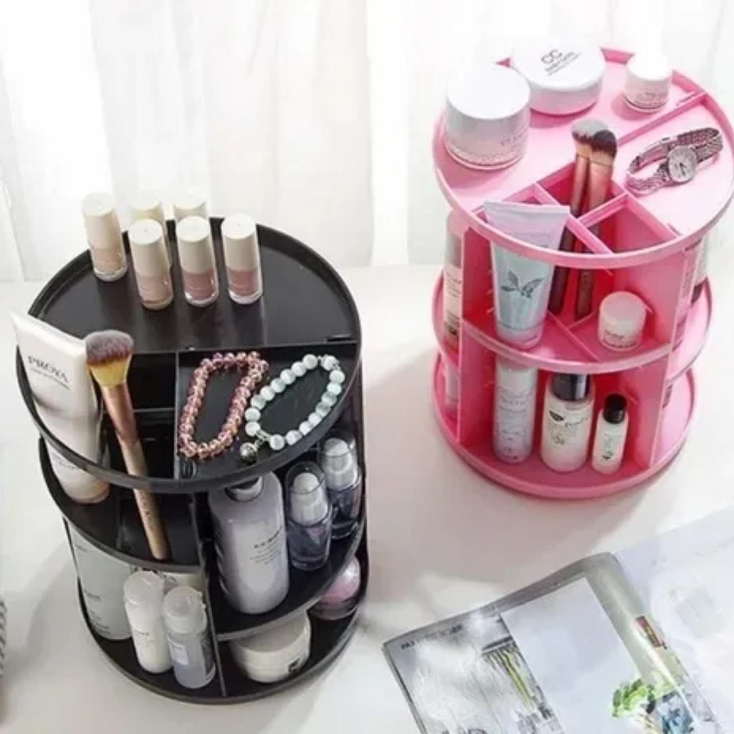 Organizador De Maquillaje Cosmetiquero Giratorio 360 Grados-2