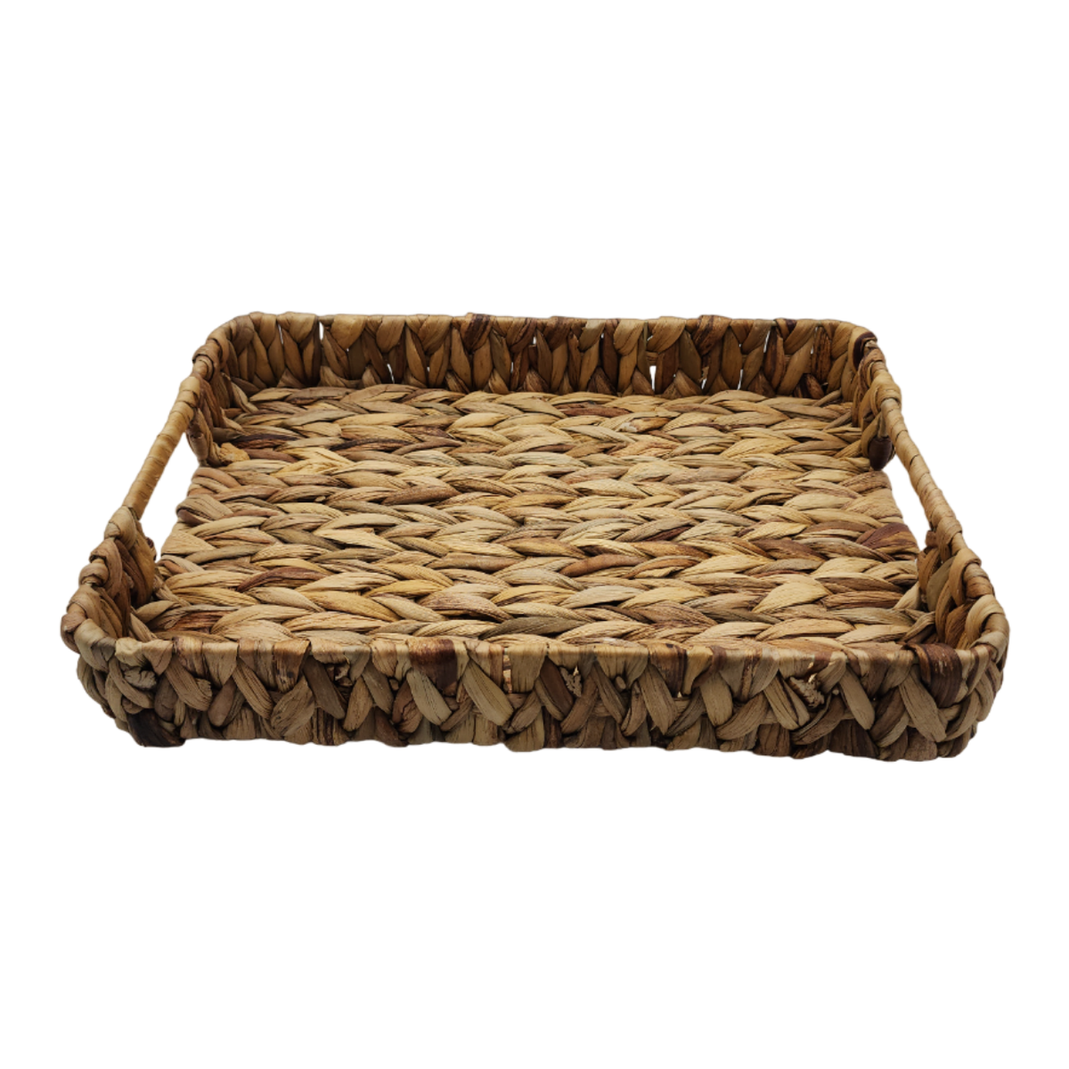 Bandeja Rustica Fibra Natural Rectangular Bandeja Multiuso M-4