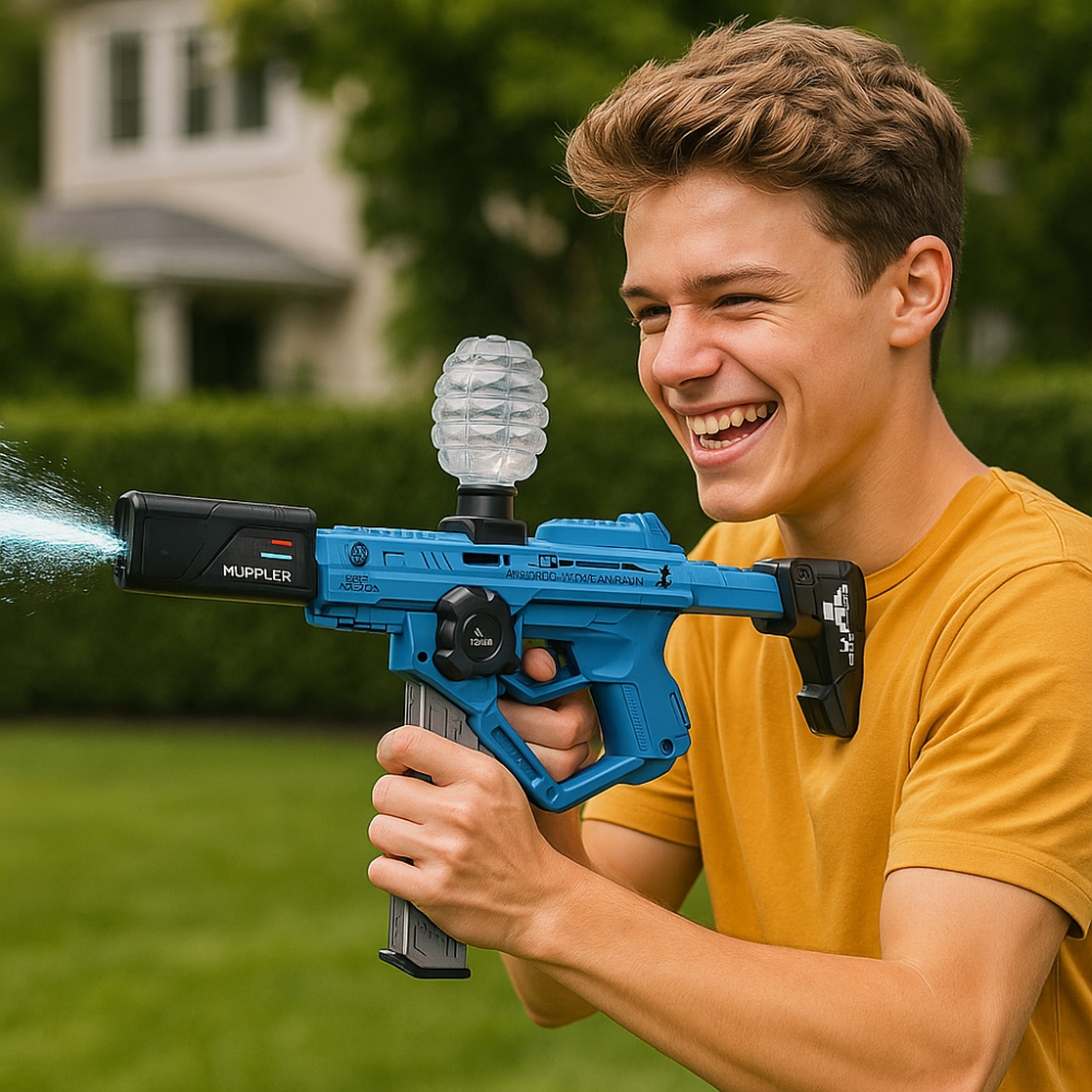 Pistola de Agua Electrica 3 En 1 Vapor Balines Hidrogel-4