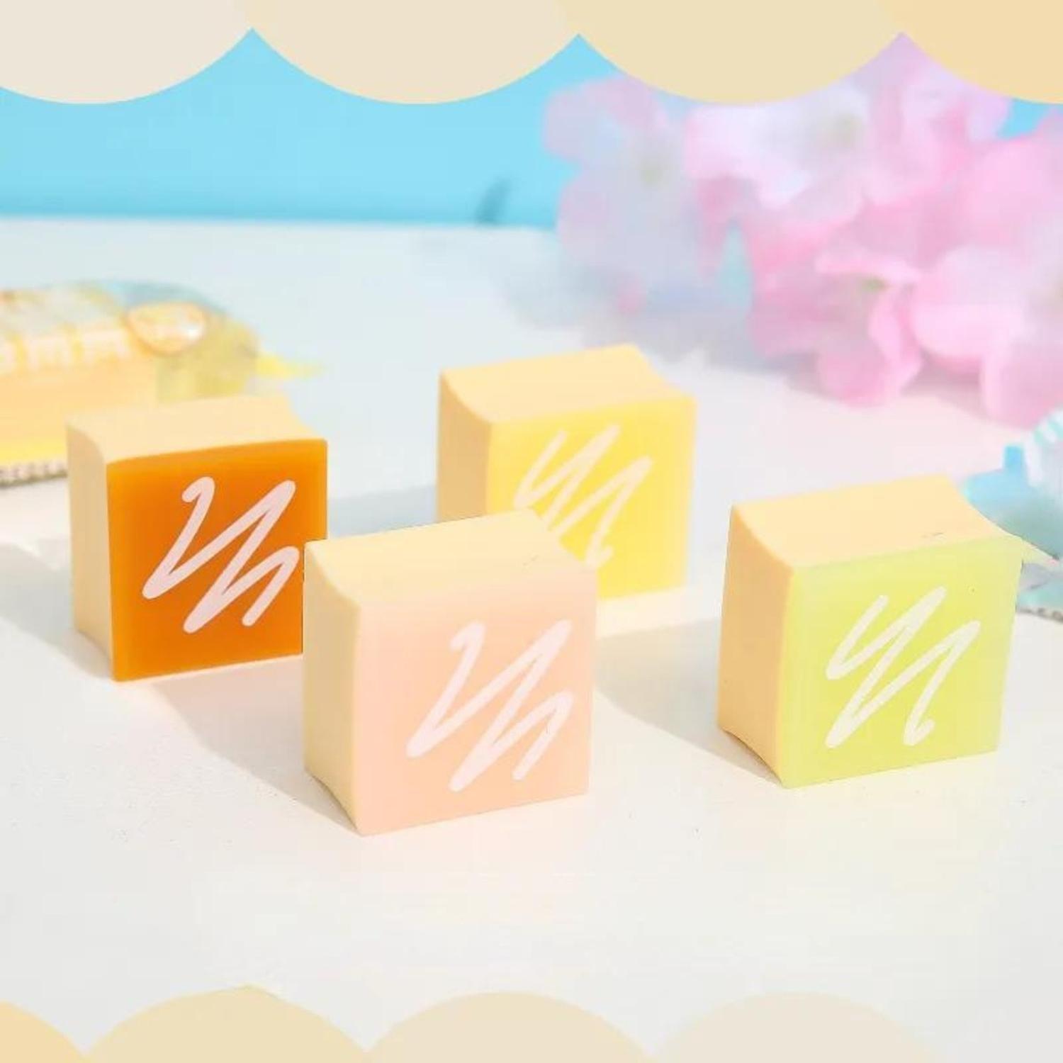 Set 3 Gomas De Borrar Cheese Cake Kawaii Cute-3