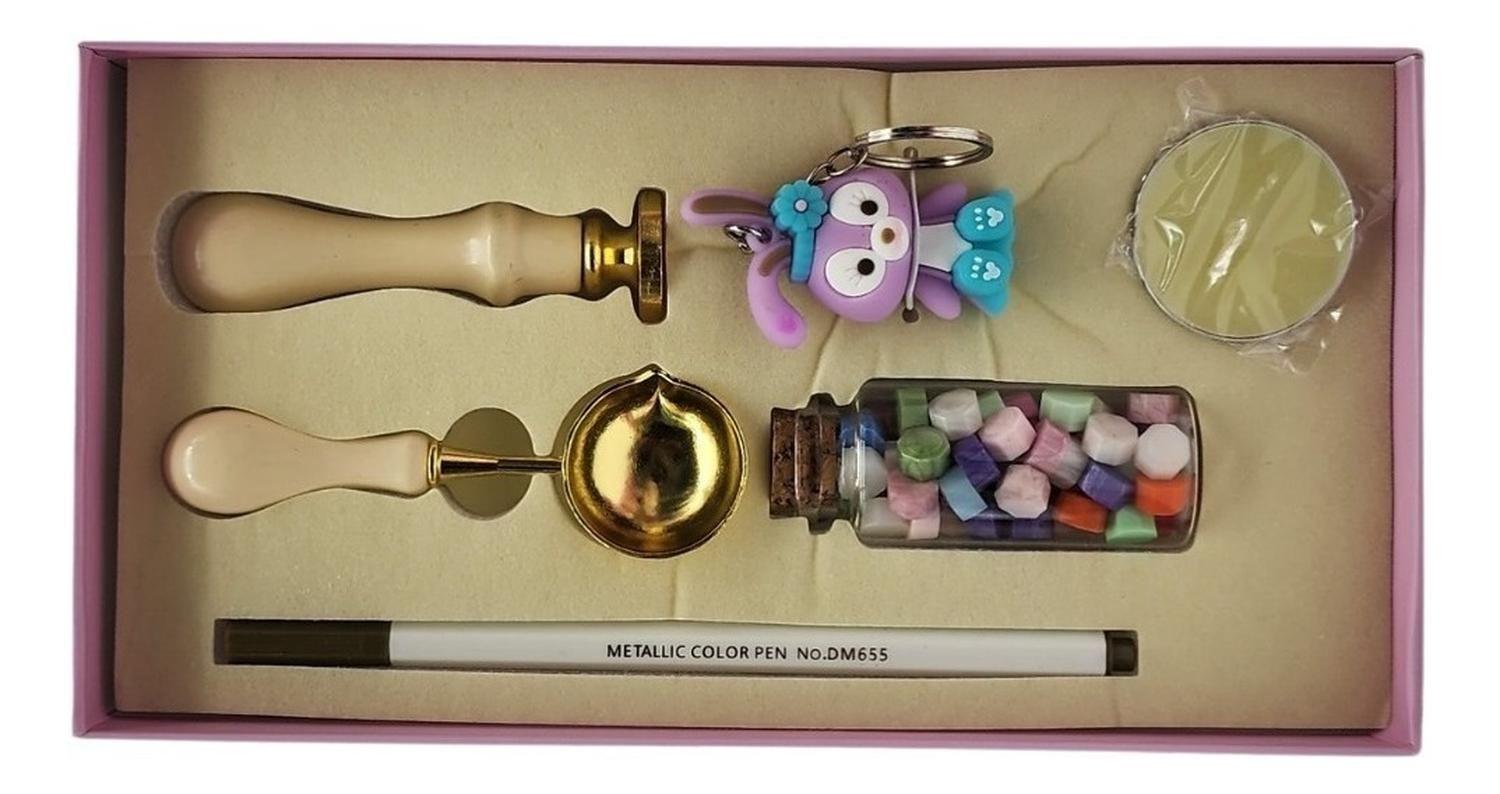 Pack Completo Para Sellos Cera Lacre Para Timbres Cartas-0