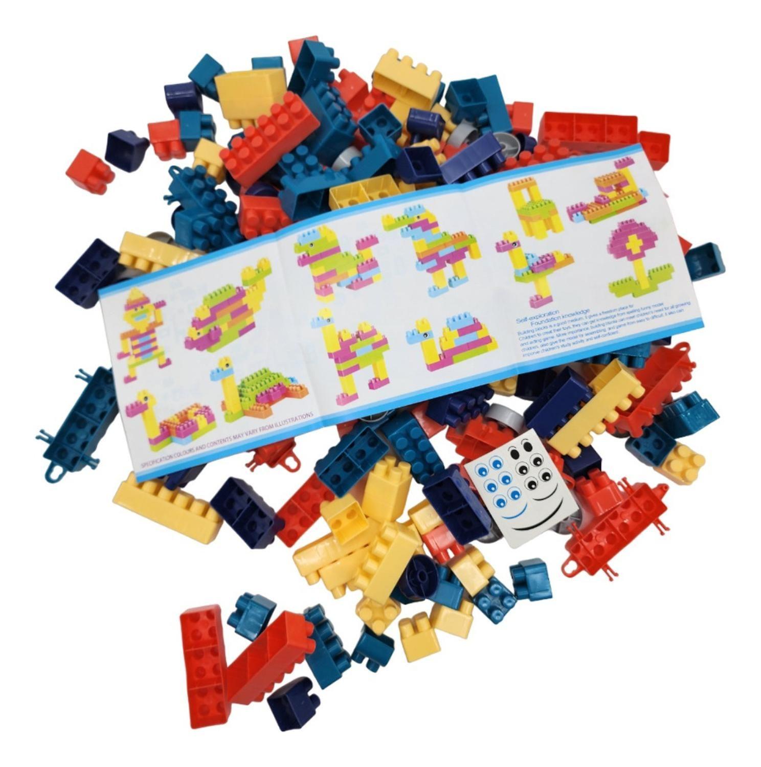 Set Bloques 200 Piezas Para Armar Y Divertirse Con Cajita-4