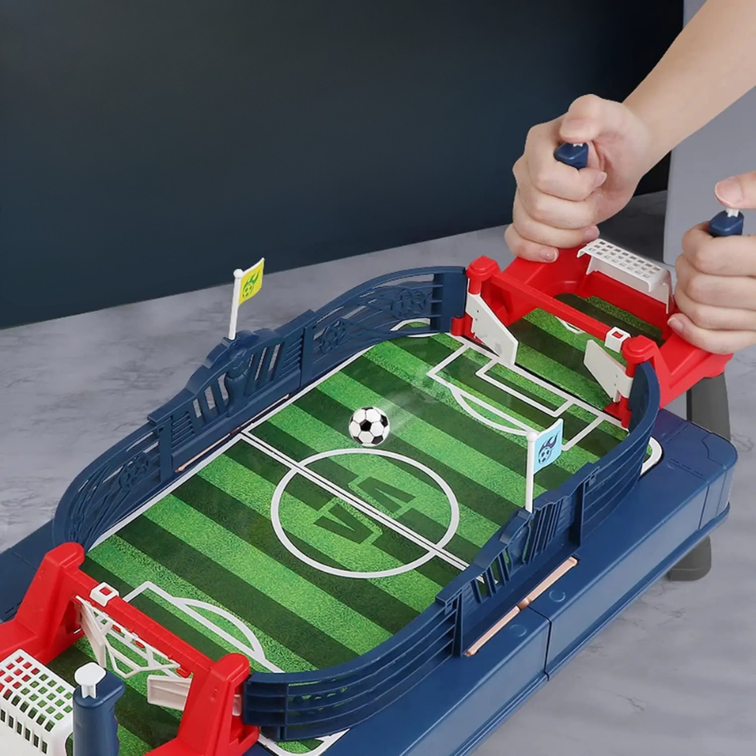 Juego Mini Futbol Juguete Futbol De Mesa Pelota Juego Regalo-2