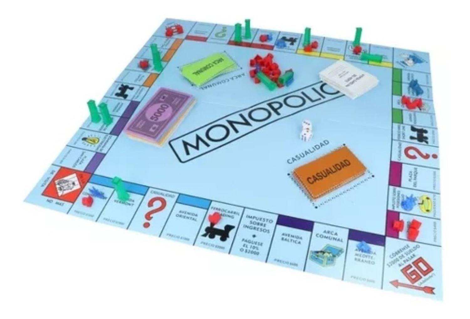 Juego Monopolio Bienes Y Raices Tablero Juego De Mesa-2