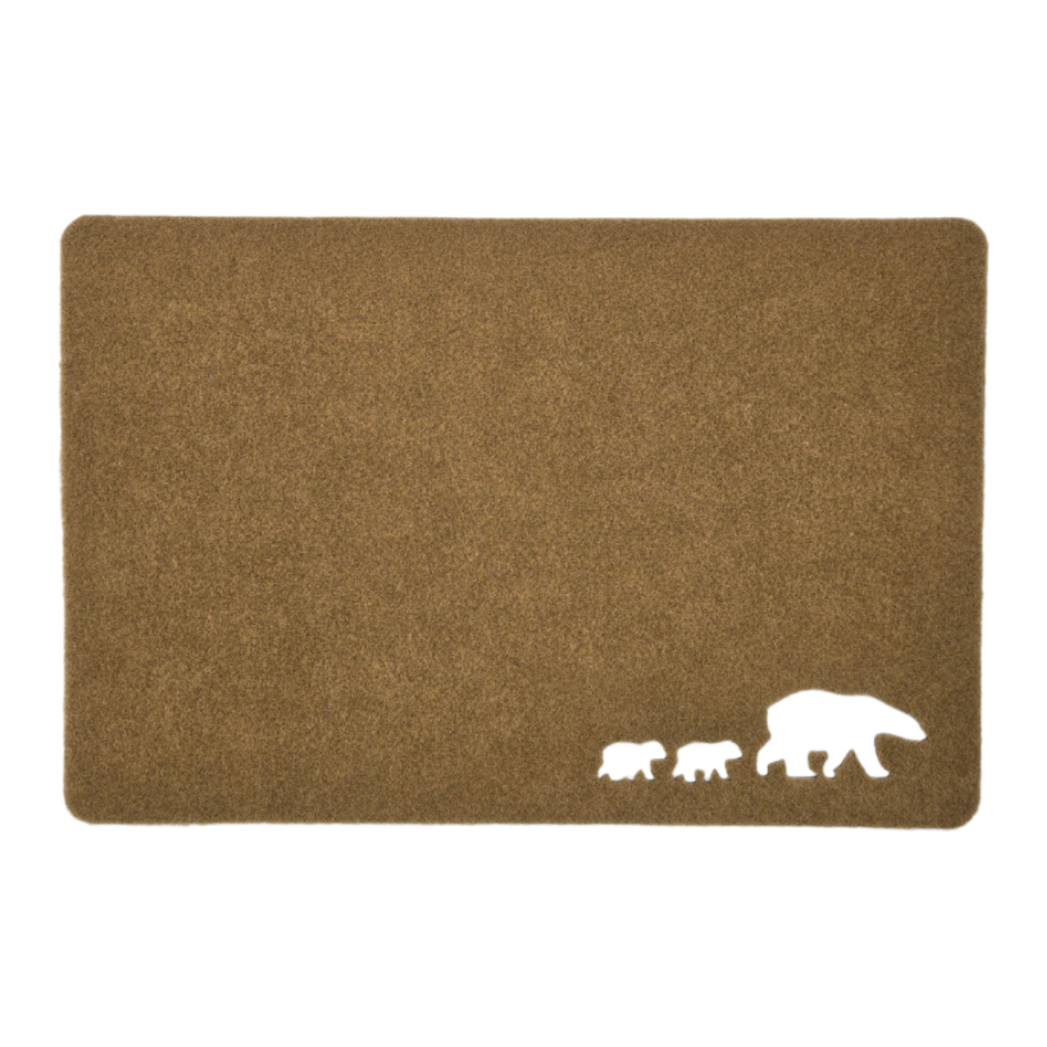 Alfombra Limpiapies Felpudo Alfombra De Entrada Osos Polar-0