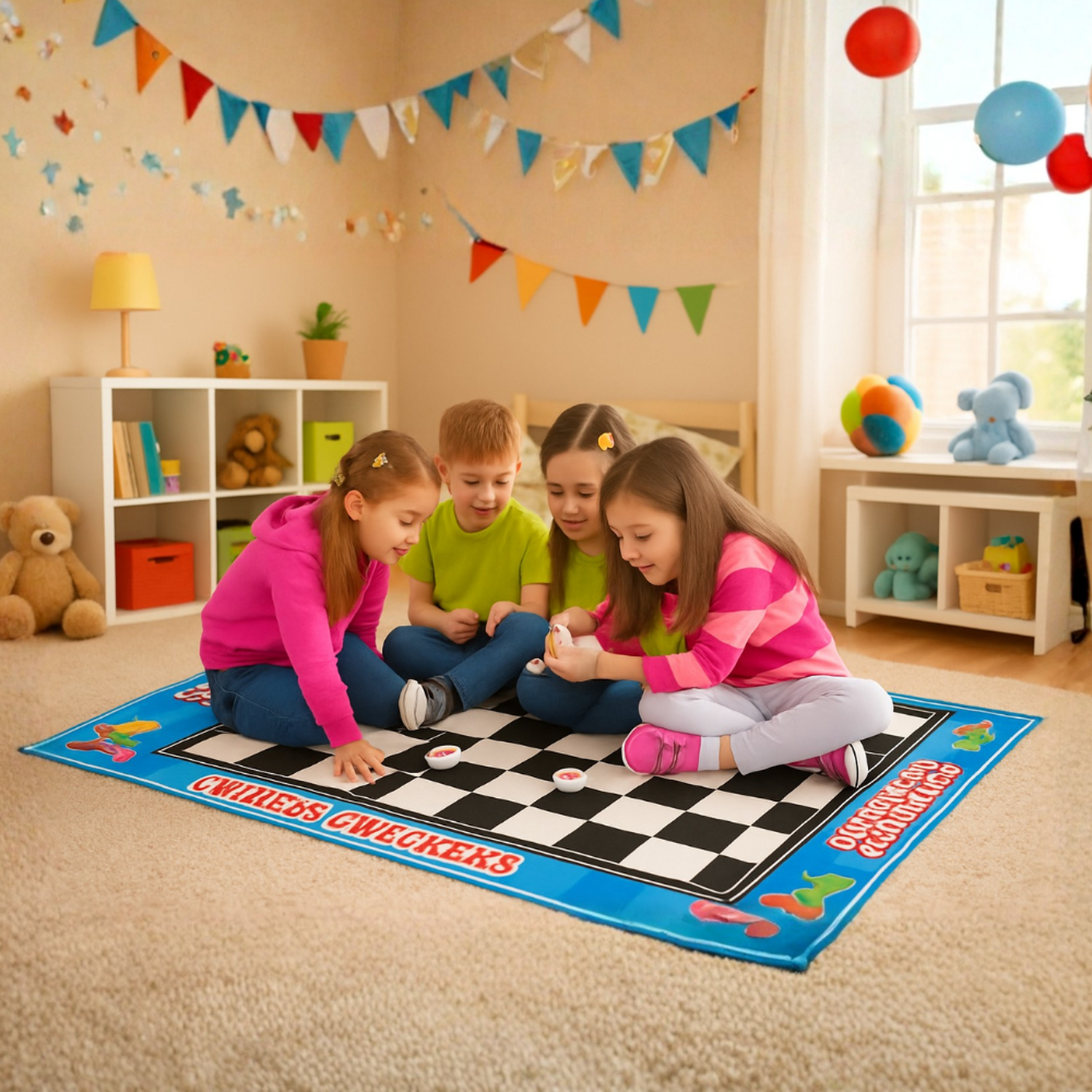 Juego De Mesa Ludo Grande Entretenimiento Tapete Didactico-2