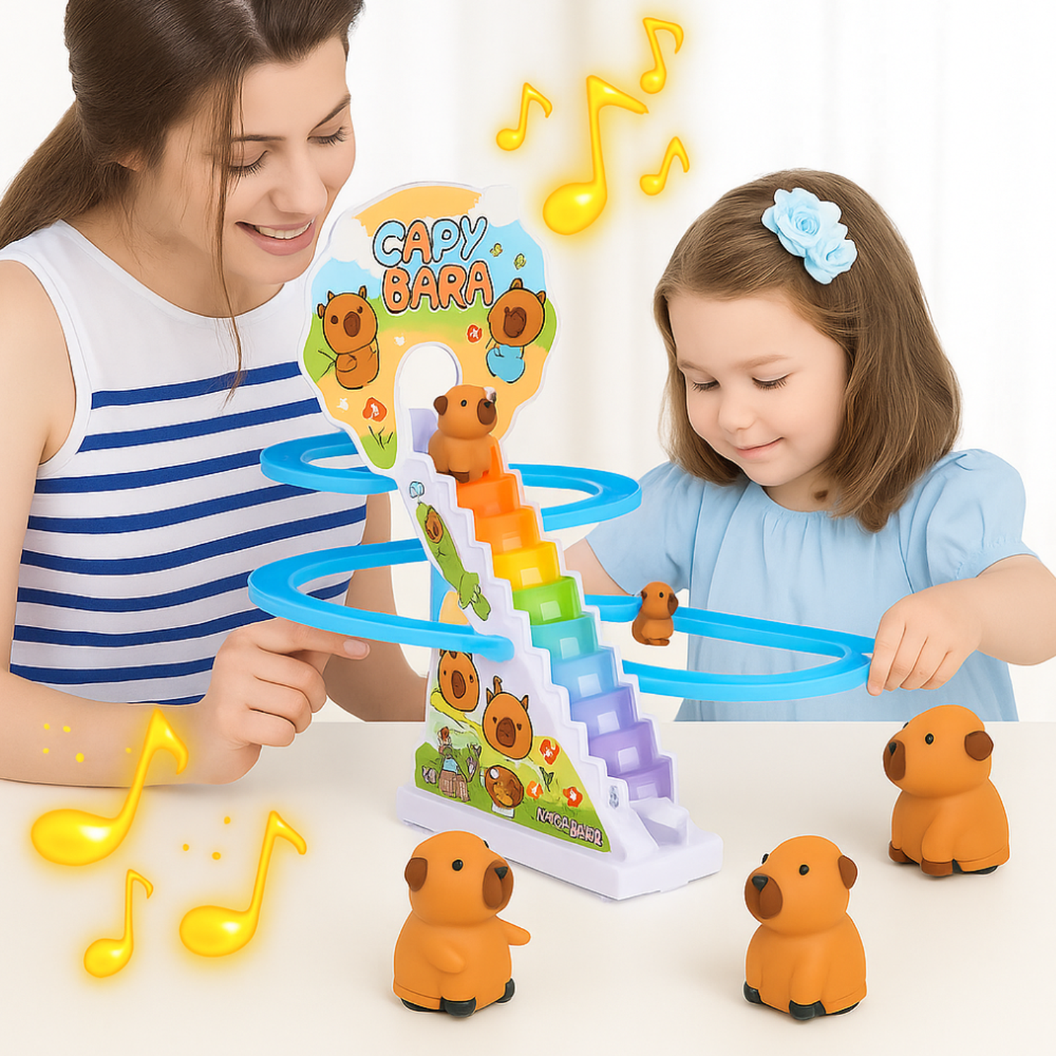 Juguete Pista Capibara New Style Entretenida Tobogán Carrera-2