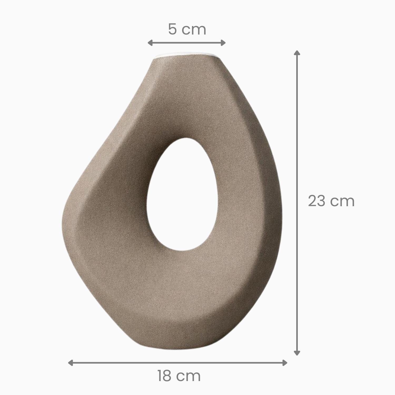 Florero Jarron Ceramica Cafe Decorativo Moderno Nordico-4