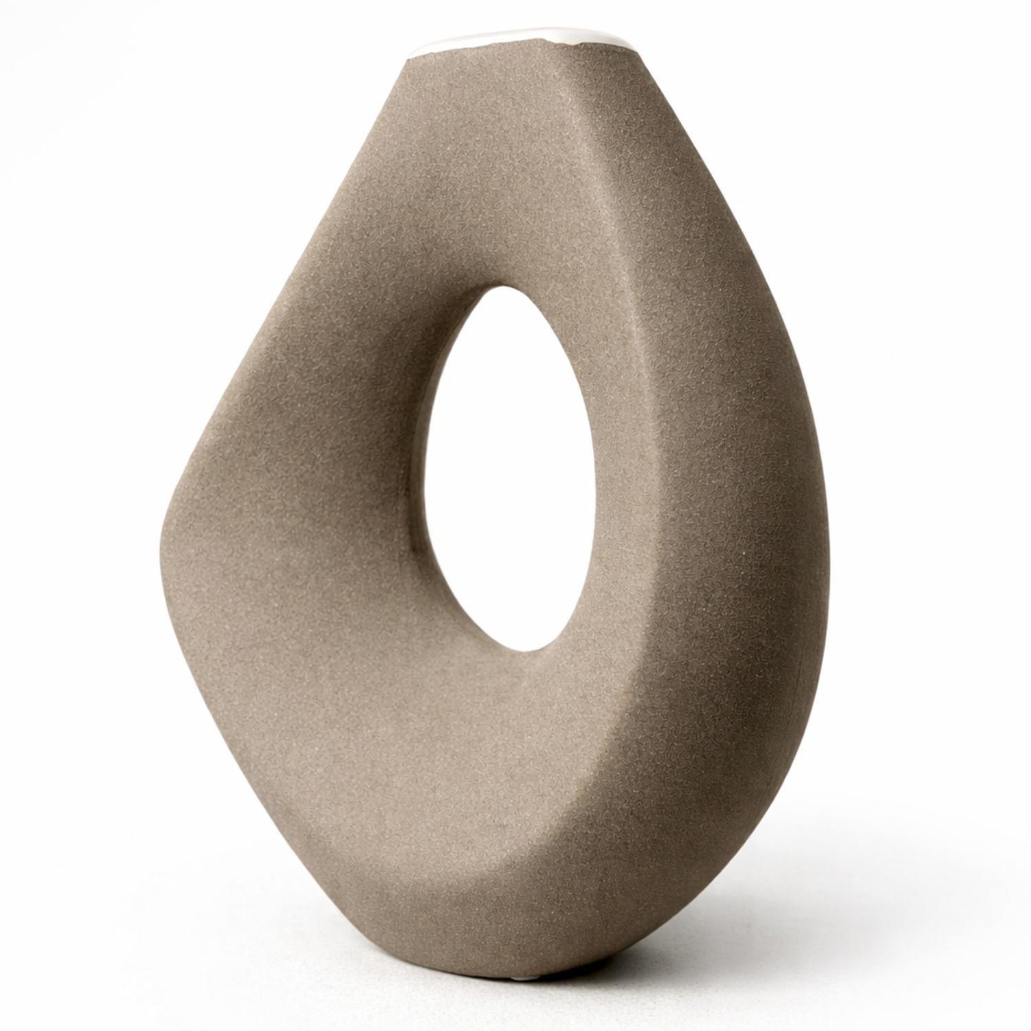 Florero Jarron Ceramica Cafe Decorativo Moderno Nordico-5