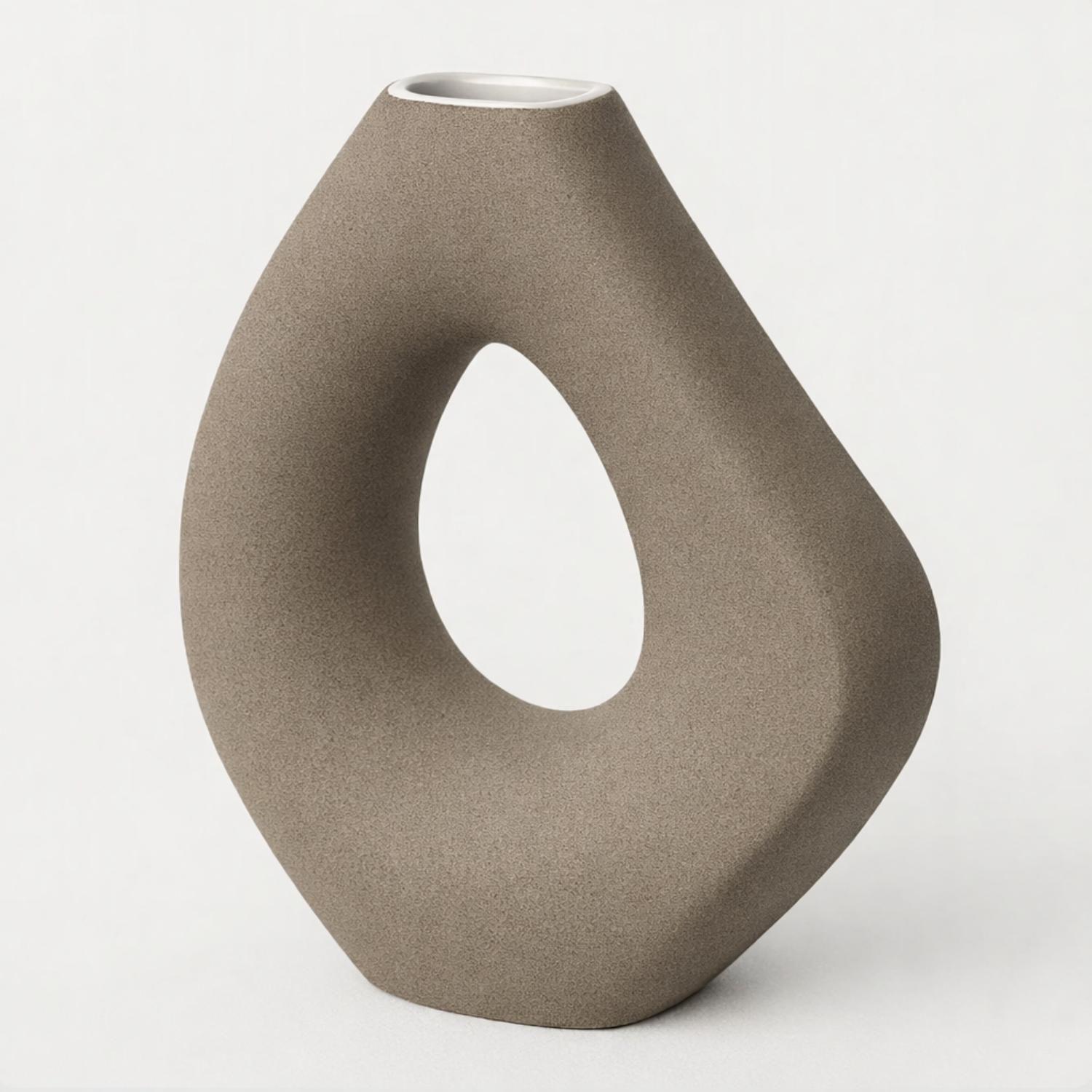 Florero Jarron Ceramica Cafe Decorativo Moderno Nordico-6