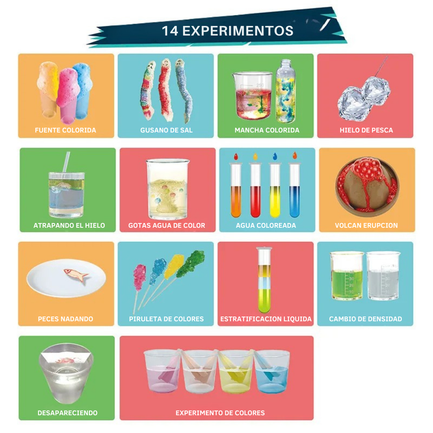 Kit Experimentos De Ciencias Mágicos Juguete Educativo-5