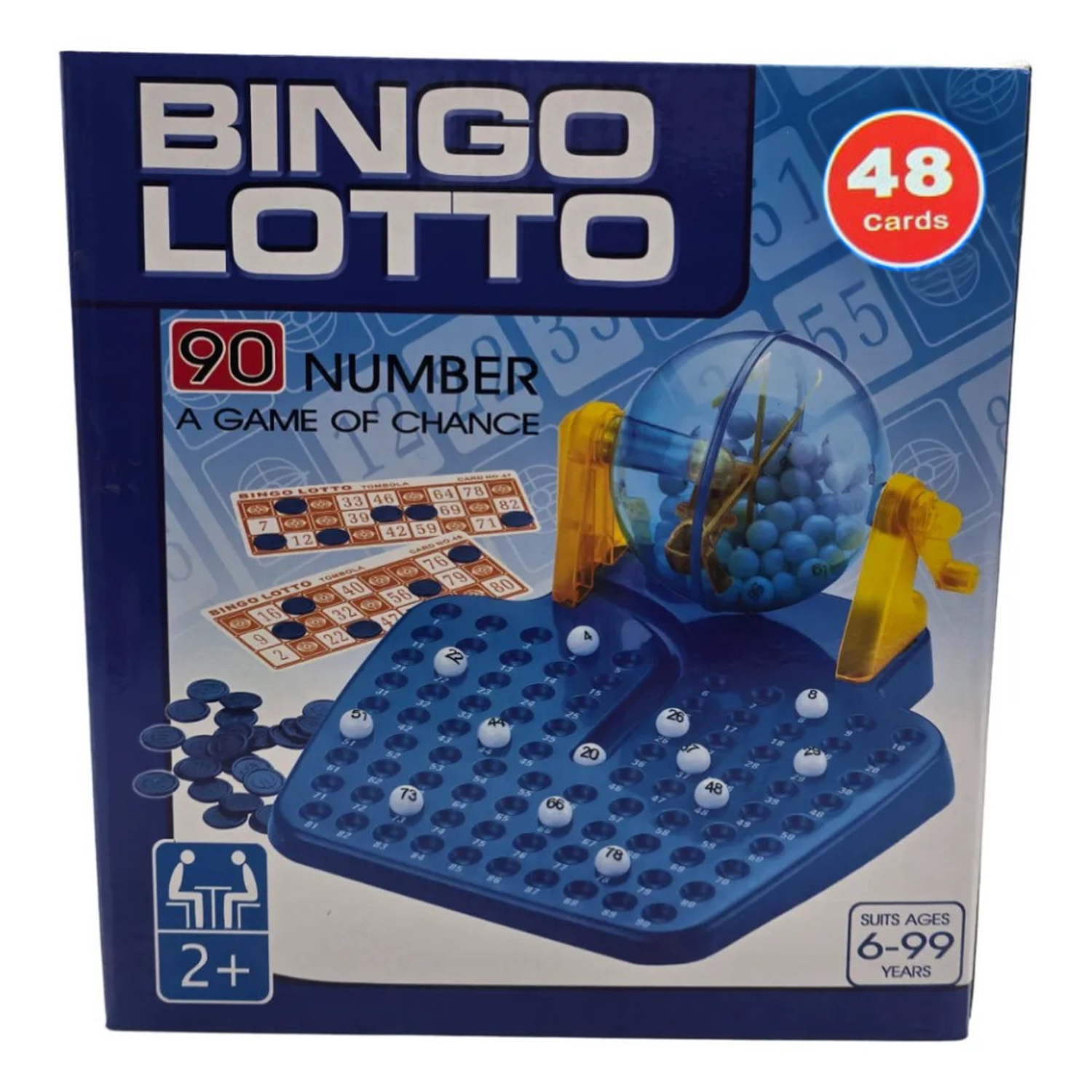 Juego Bingo Lotto Tombola Set Completo Juego De Mesa-4