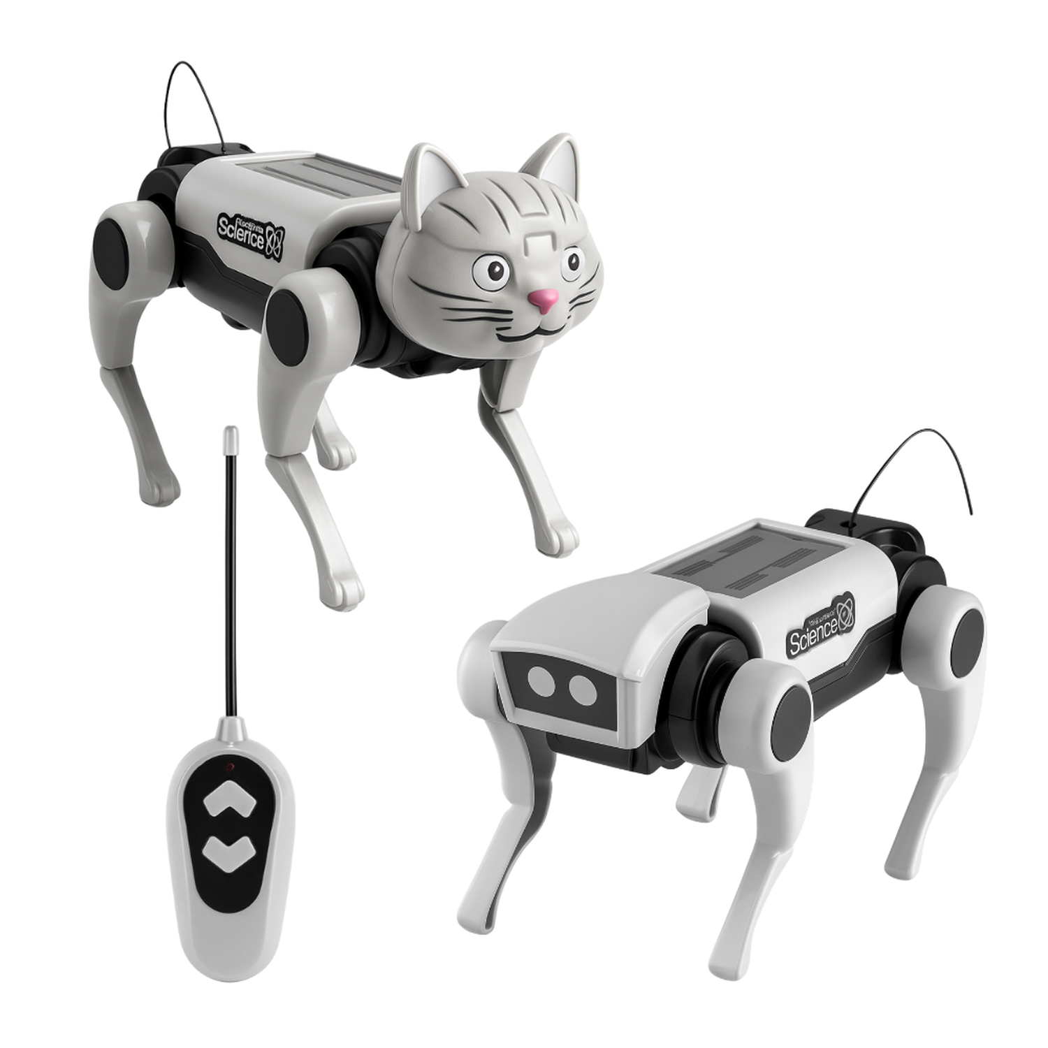 Kit Arma Tu Primer Perro Robot RC a Control Remoto Juguete Infantil-2