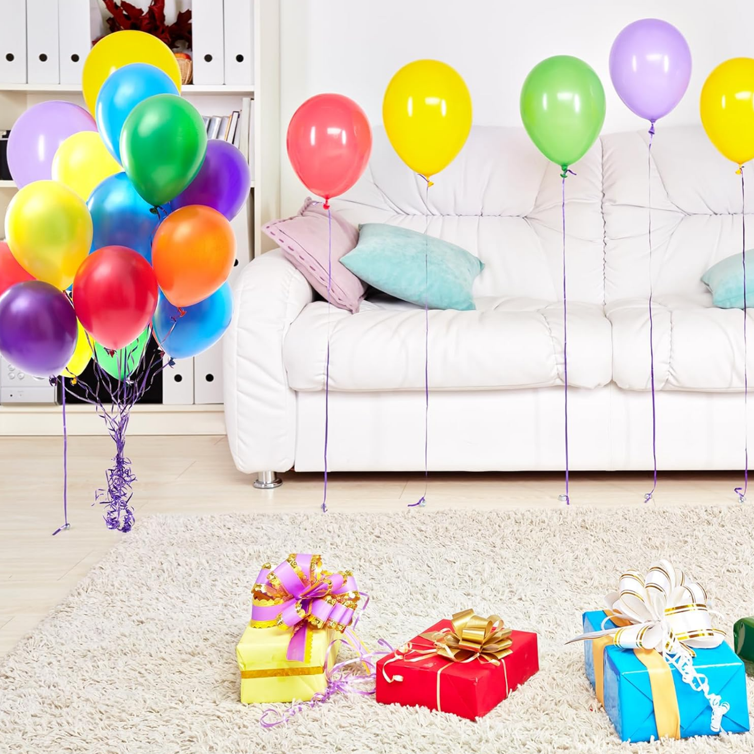 Globos 50 Unidades Color Multicolor Tamaño 30 Cm-4