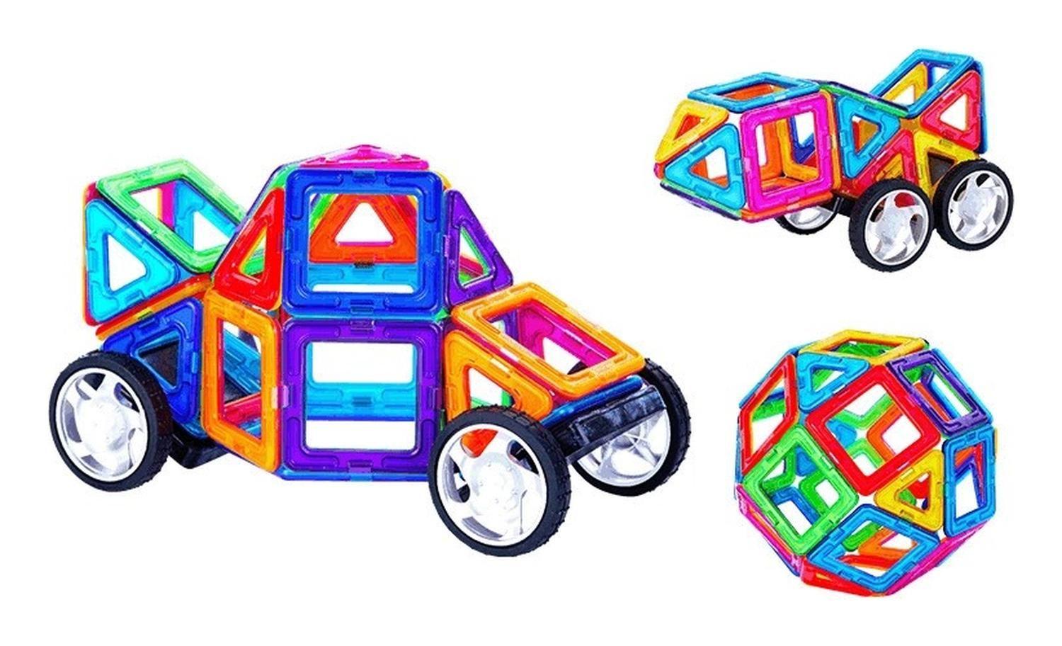 Set De Construccion Magnetico Piezas Magneticas 58 Piezas-3