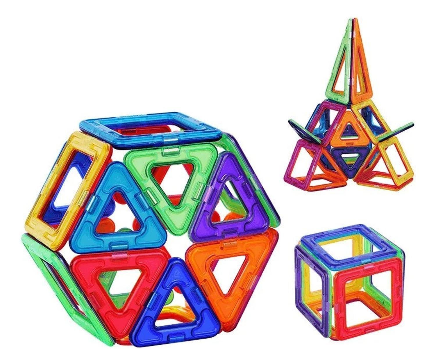 Set De Construccion Magnetico Piezas Magneticas 58 Piezas-5