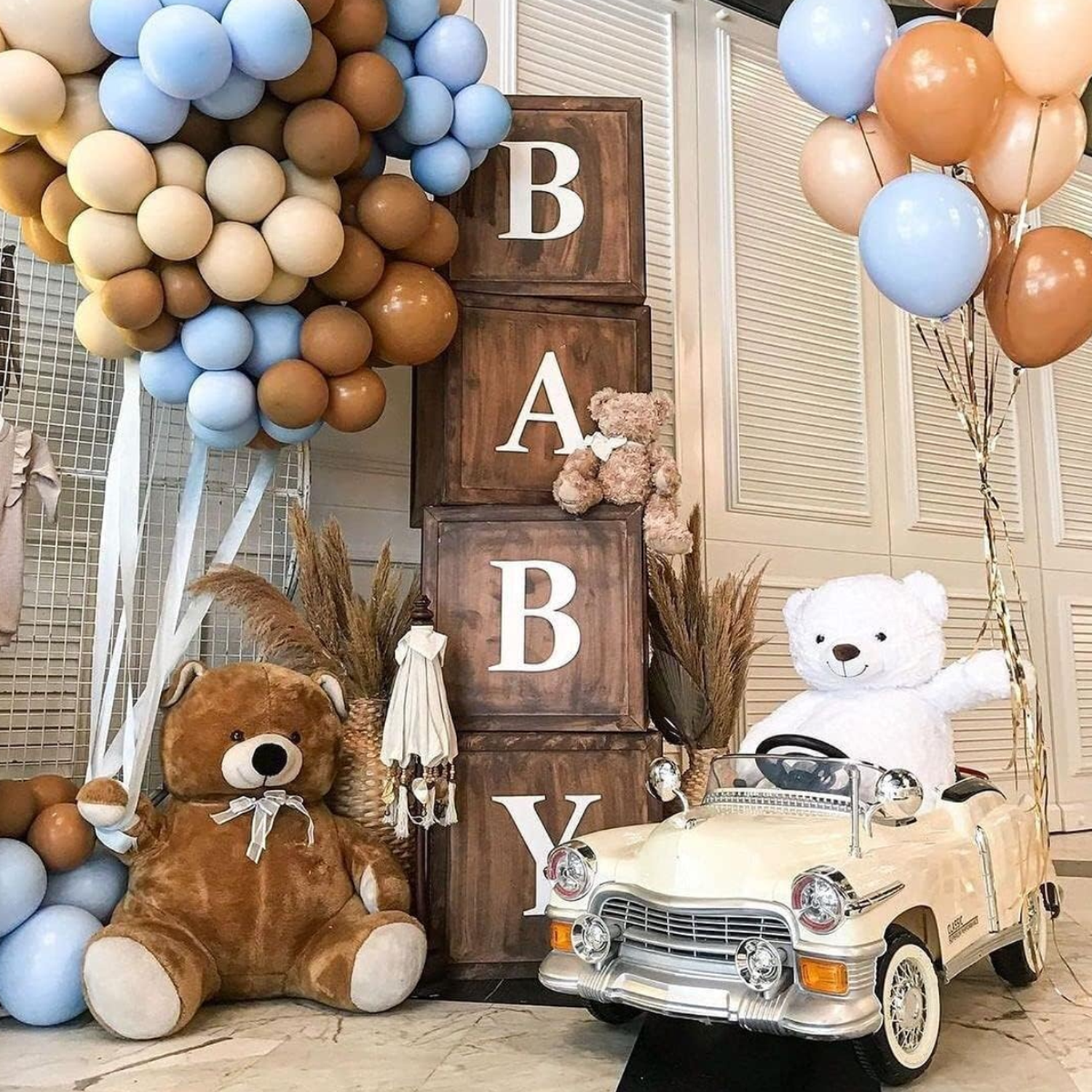 Globos Color Crema Vintage 50 Unidades Tamaño R12-6