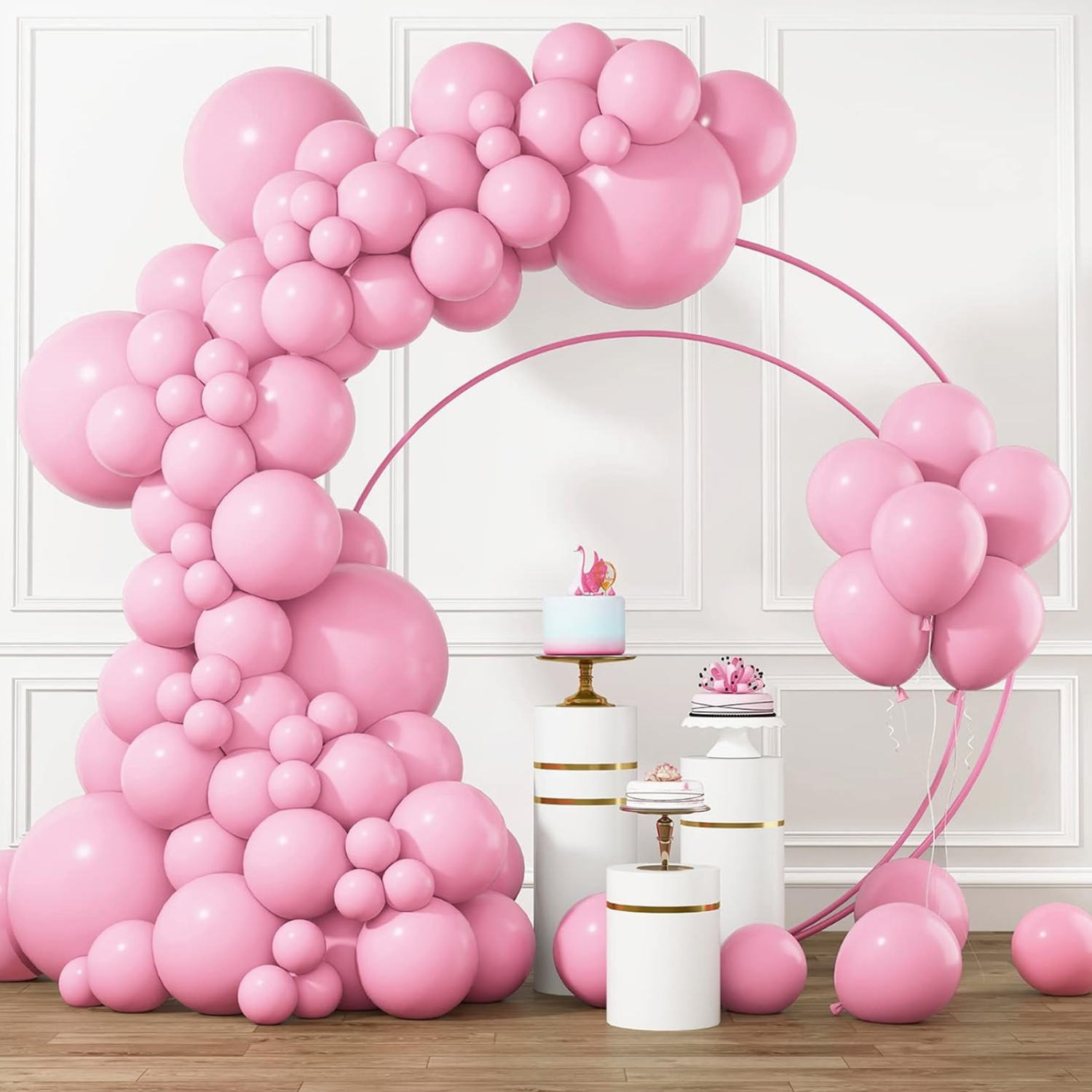Globos Rosado Macaron 10 Unidades Tamaño 25 Cm Fiesta-6