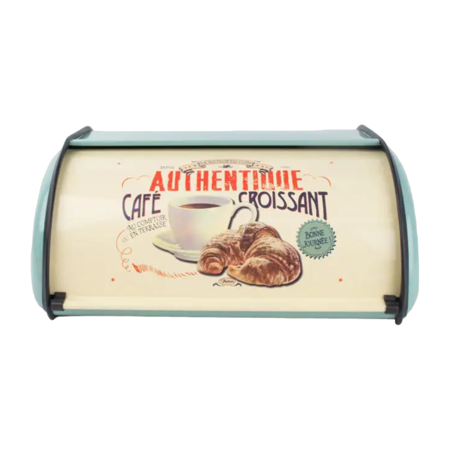 Panera Metálica Vintage Retro Color Verde Abatible-5