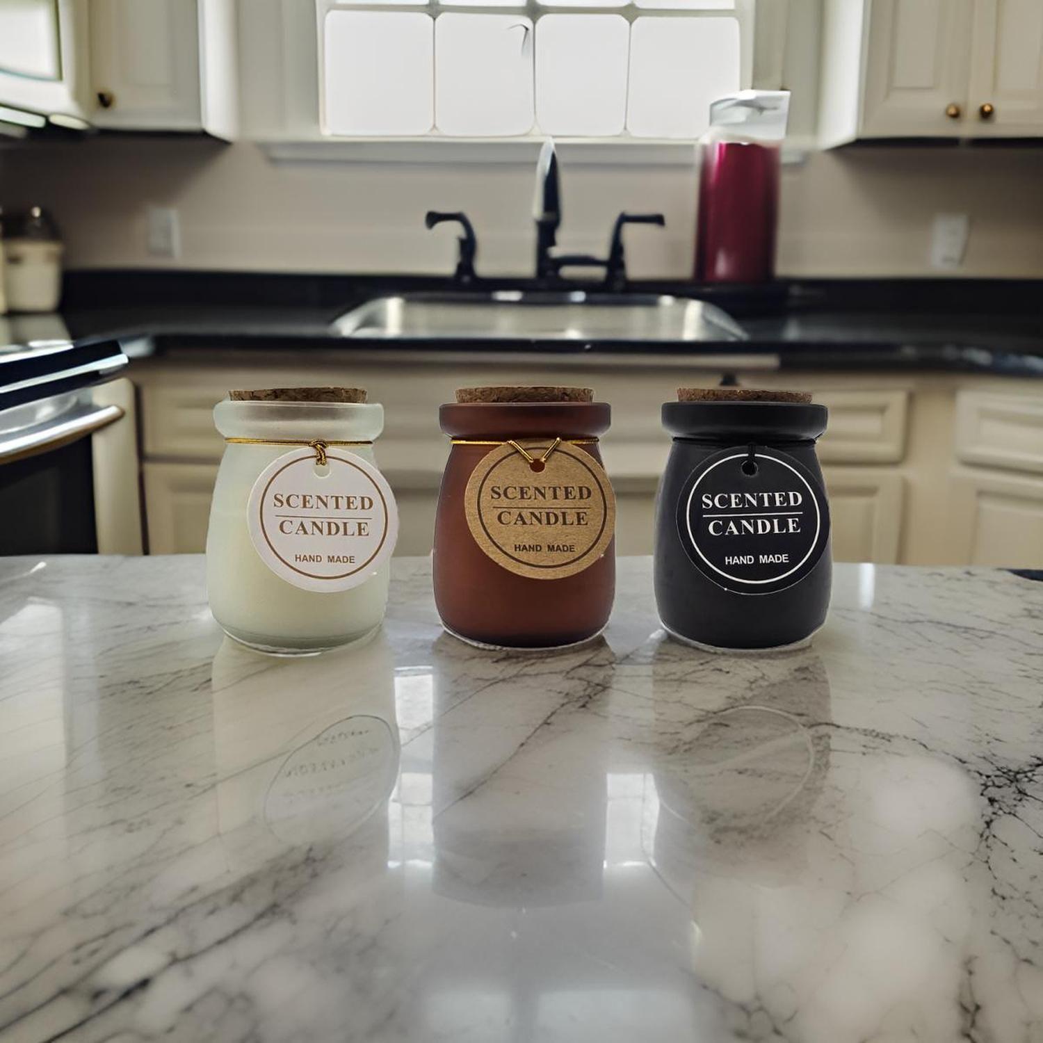 Set 3 Velas Aromatica Elegantes Neutras Fragancia Duradera-1